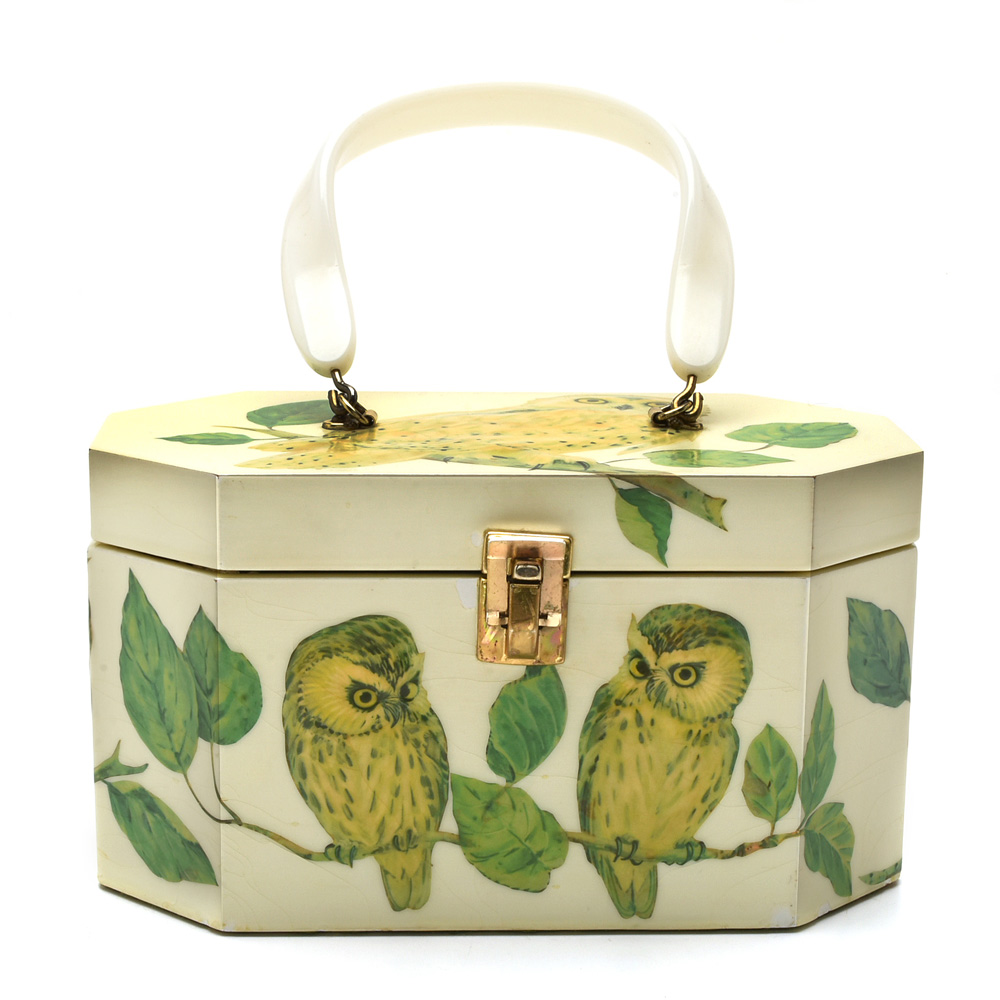 Vintage Decoupage Annie Laurie Original Purse