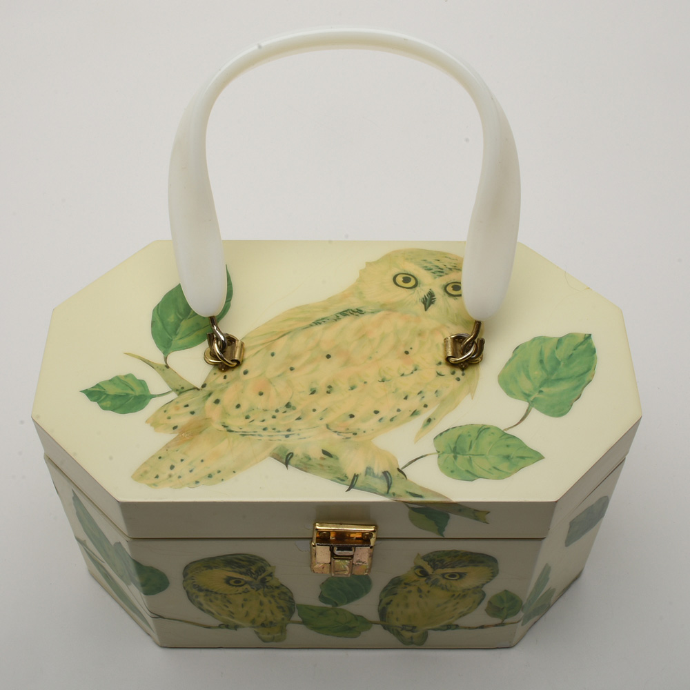 Vintage Decoupage Annie Laurie Original Purse