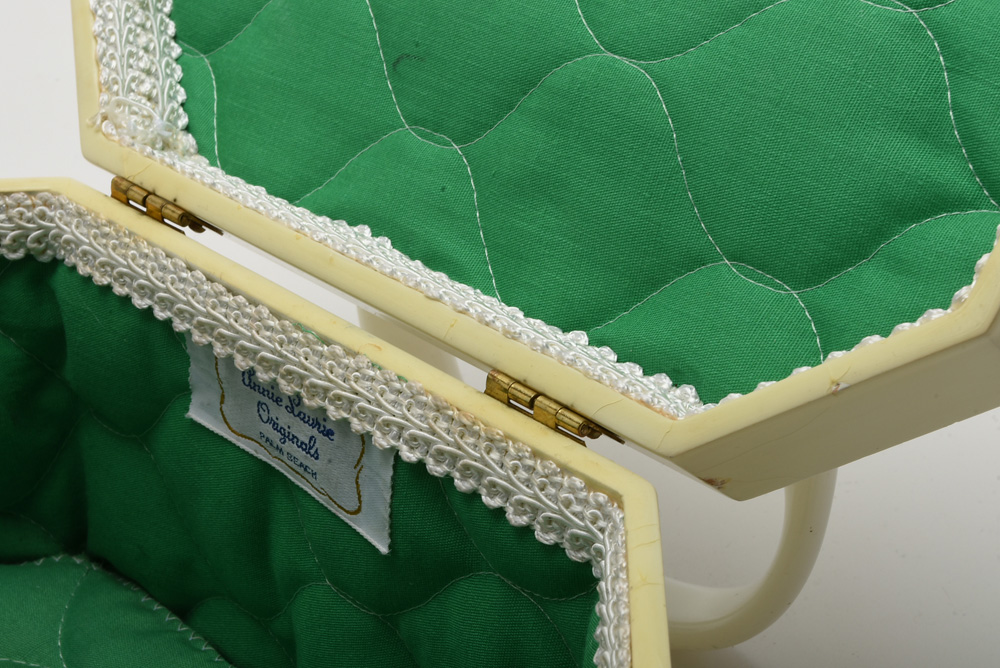 Vintage Decoupage Annie Laurie Original Purse