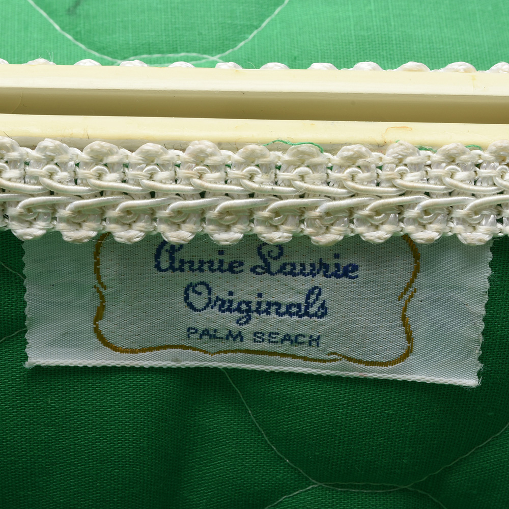 Vintage Decoupage Annie Laurie Original Purse