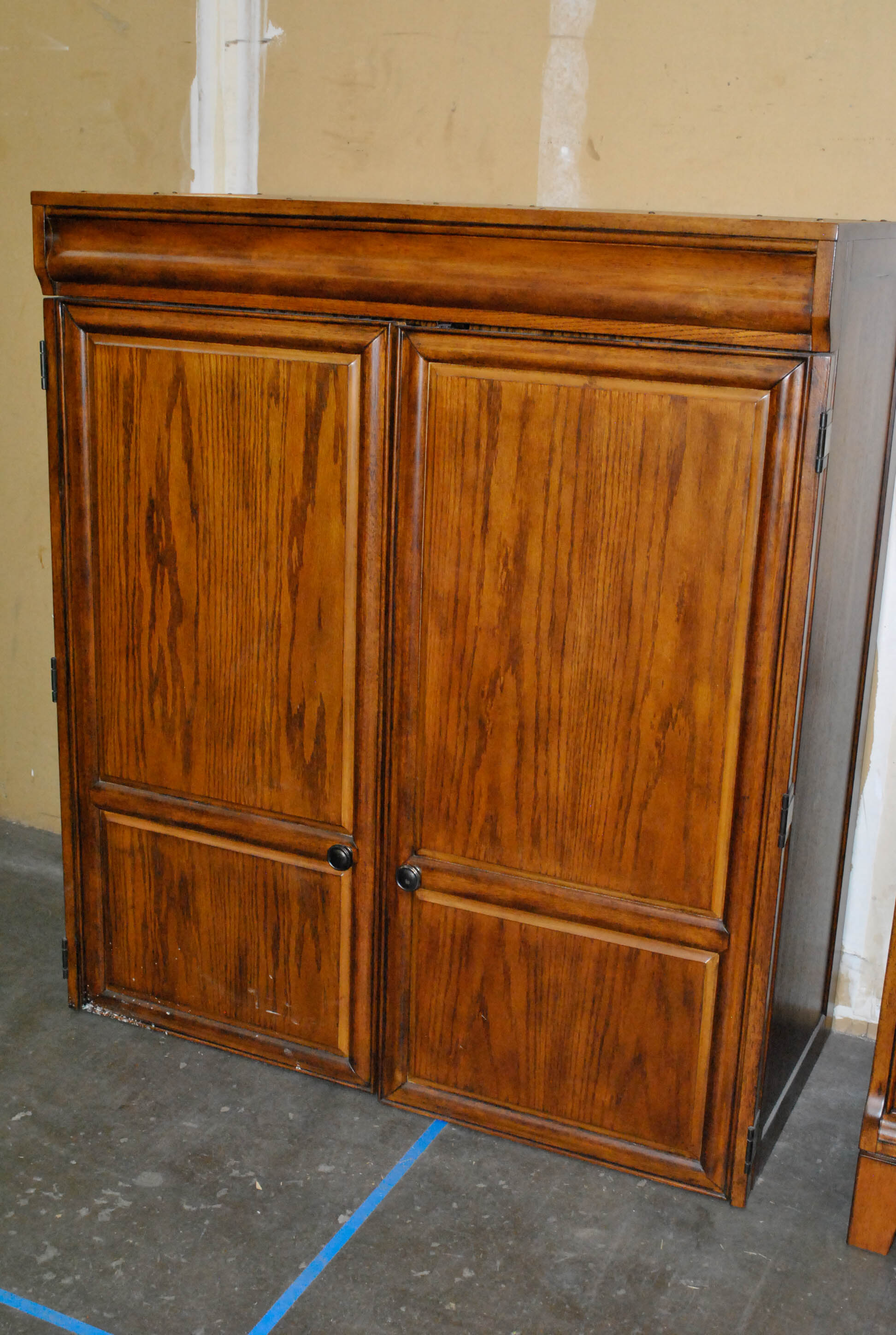 Vintage Wardrobe Entertainment Cabinet
