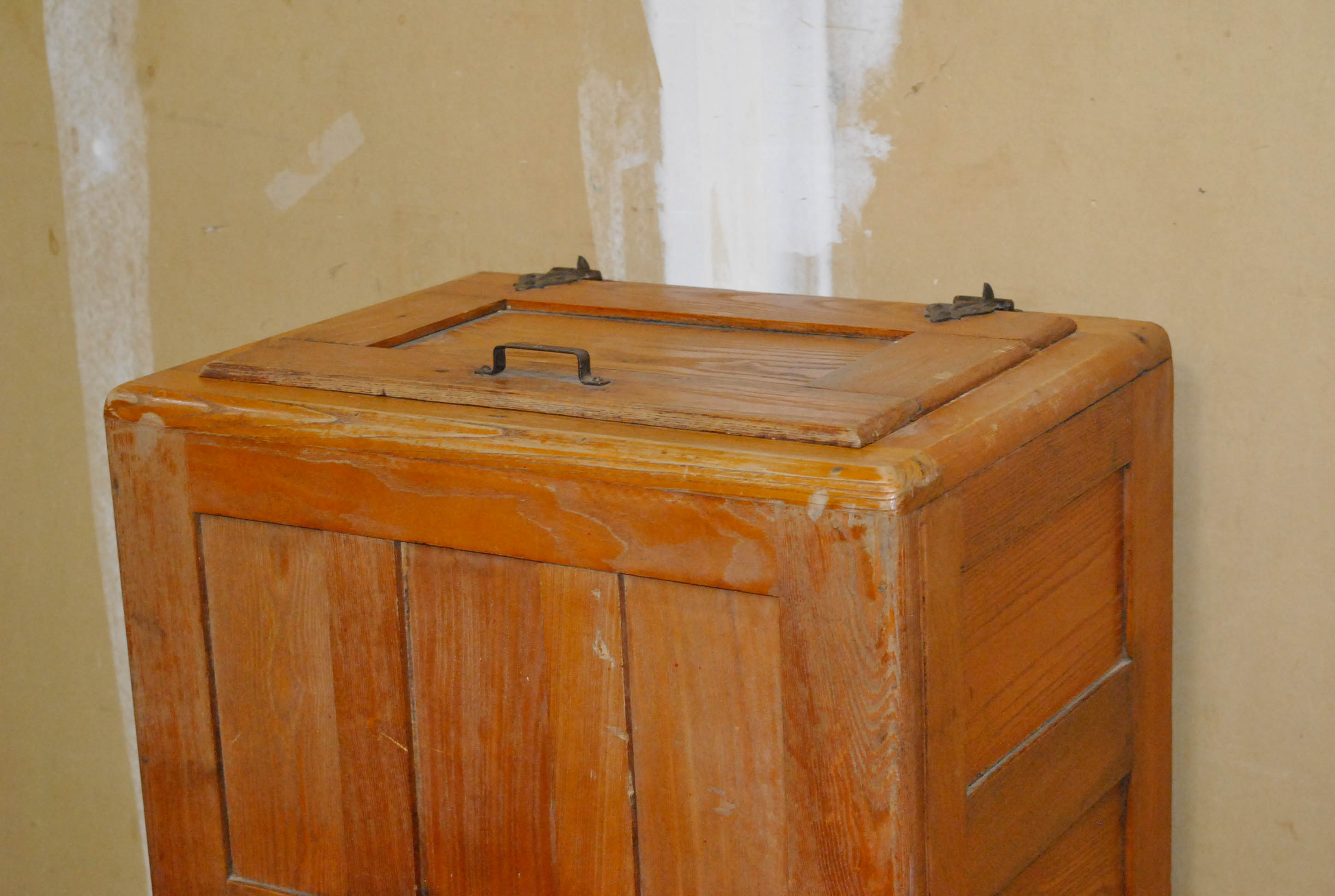 Antique Oak Ice Chest