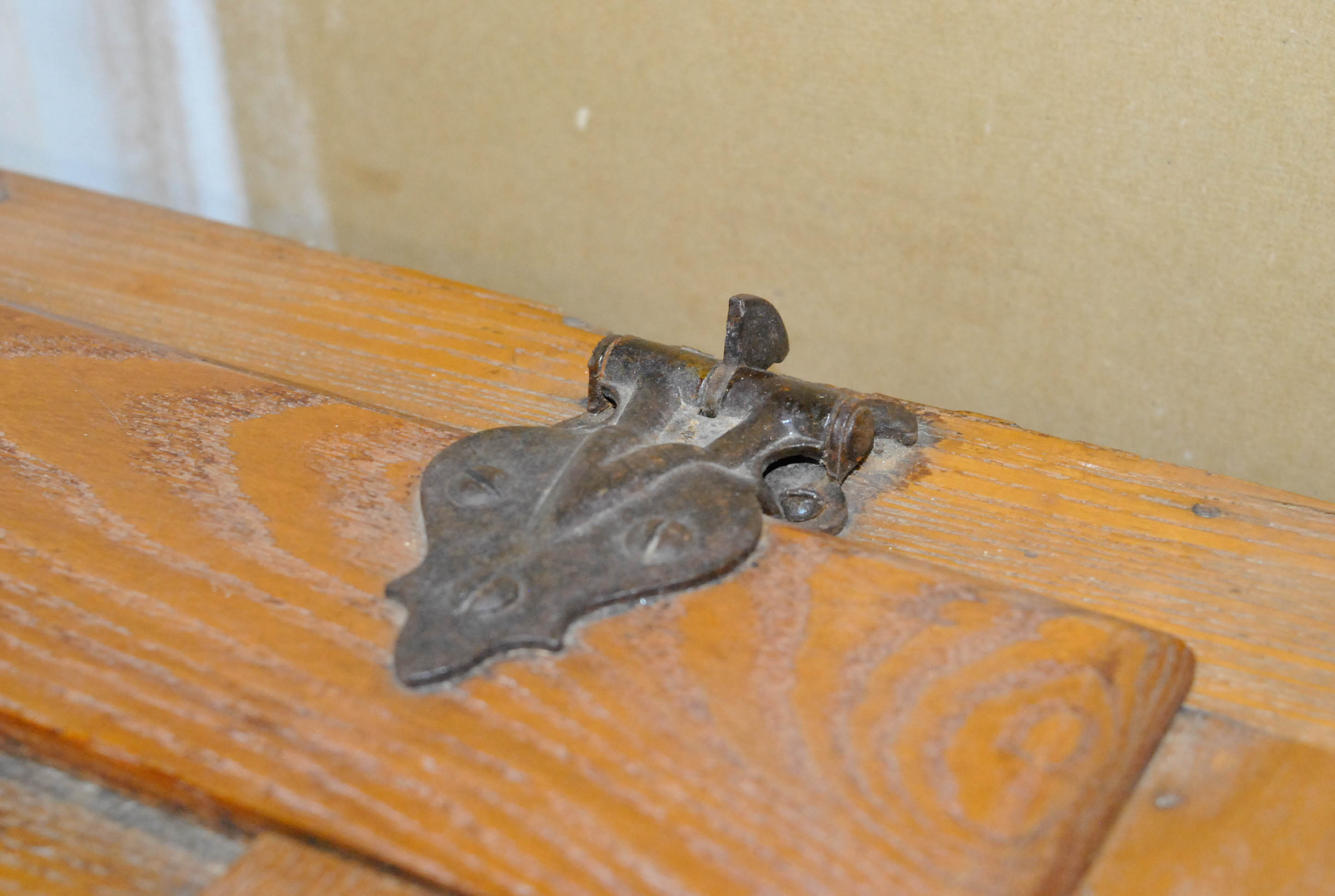 Antique Oak Ice Chest