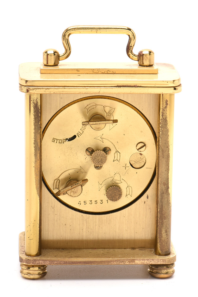 Vintage Swiss Looping 8 Day Antimagnetic Travel Clock and Case