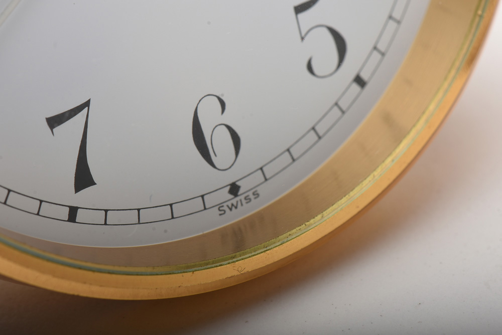 Pairing of Vintage Tiffany & Co. Round Alarm Clocks