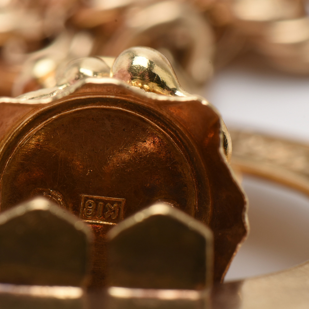 14K Yellow Gold Charm Bracelet With One Tiffany & Co. Charm