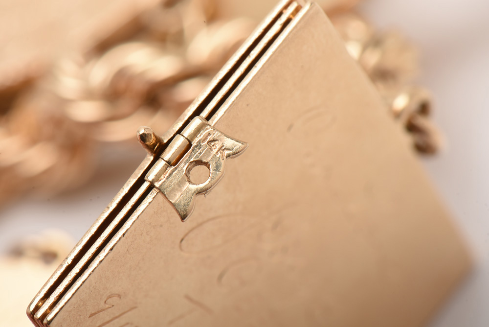 14K Yellow Gold Charm Bracelet With One Tiffany & Co. Charm