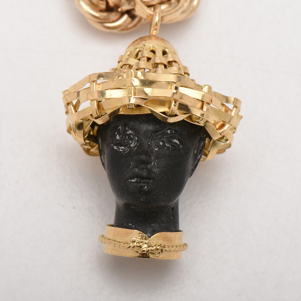 14K Yellow Gold Charm Bracelet With One Tiffany & Co. Charm