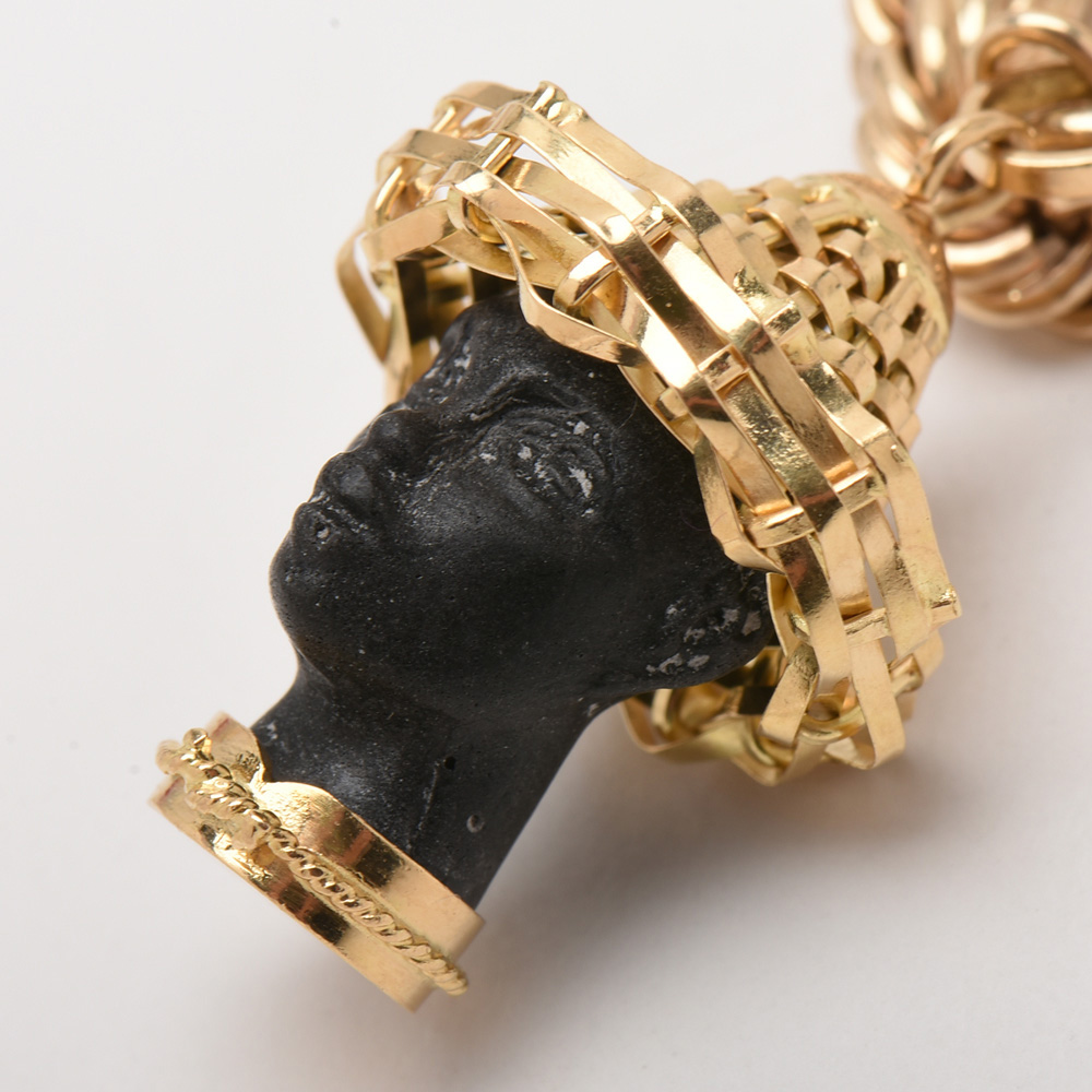 14K Yellow Gold Charm Bracelet With One Tiffany & Co. Charm