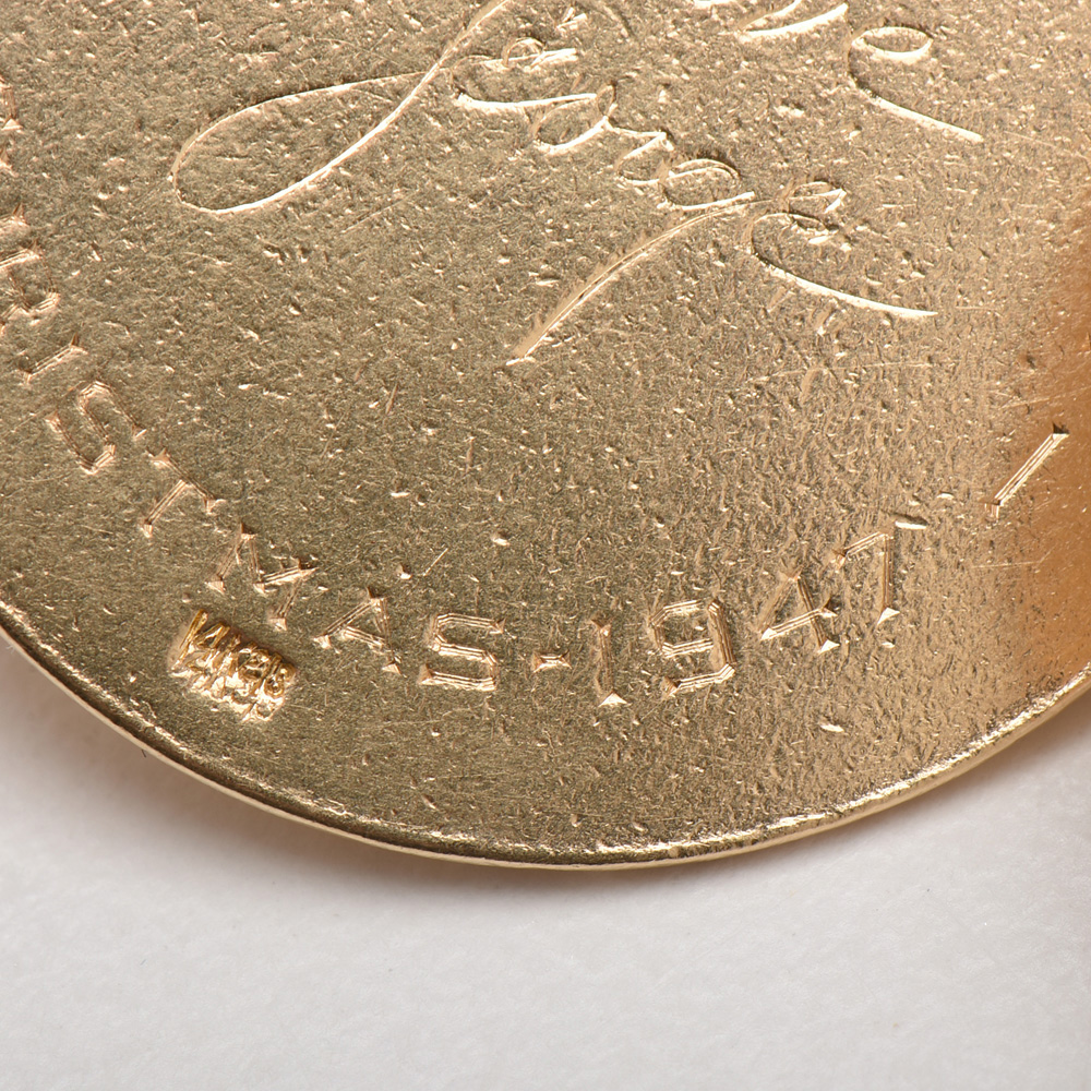 14K Yellow Gold Charm Bracelet With One Tiffany & Co. Charm