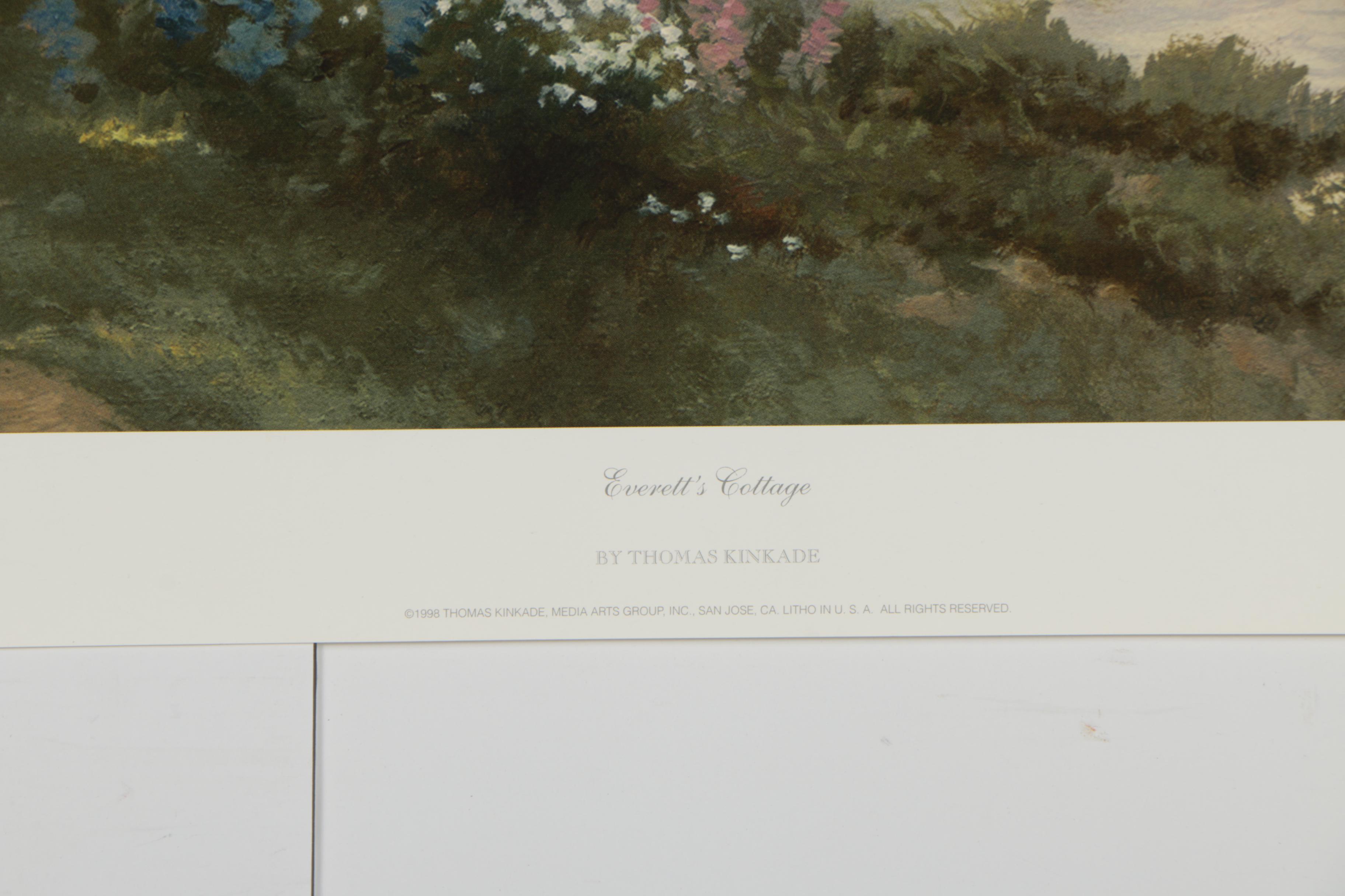 Limited Edition Offset Lithograph After Thomas Kinkade "Everett's Cottage"