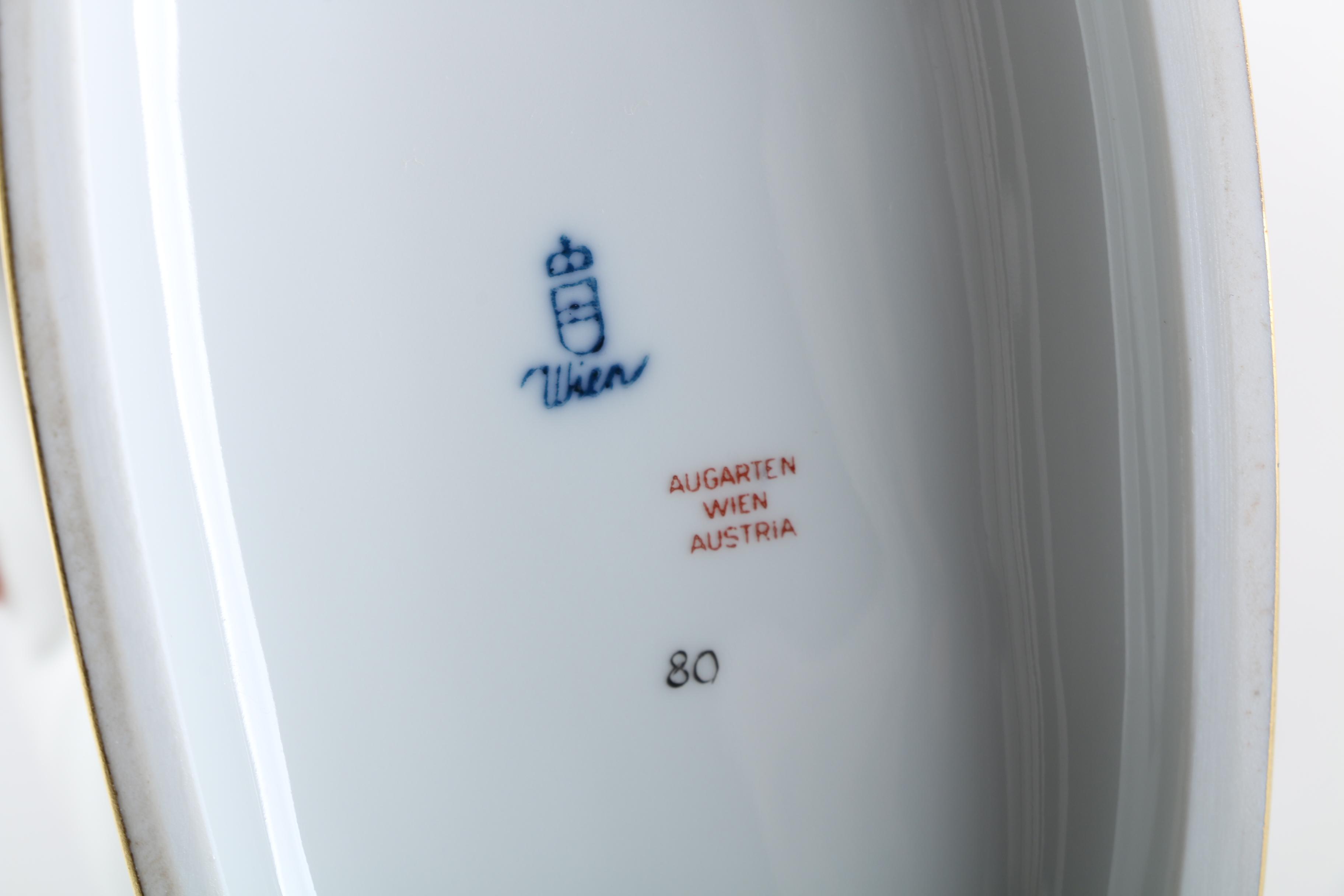 Augarten Wein, Austria Spanish Riding School Horse and Rider Porcelain Figurines