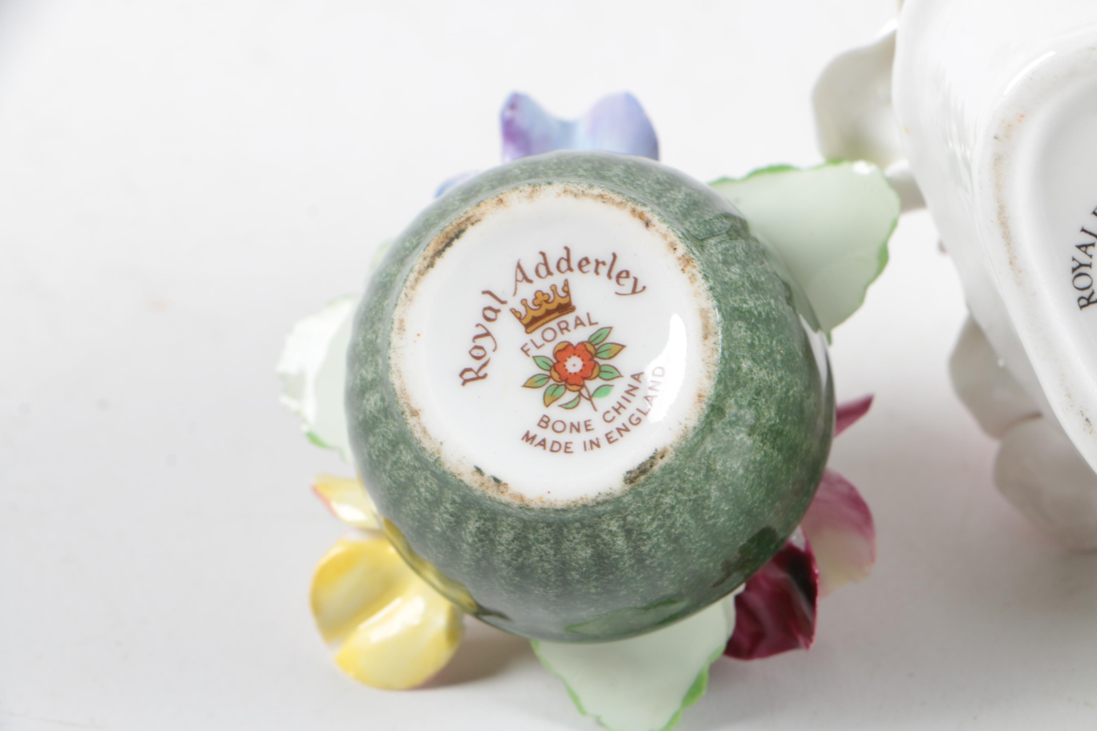 Royal Adderly, Royale Stratford, Aynsley, Crown Staffordshire, Lenox Flowers