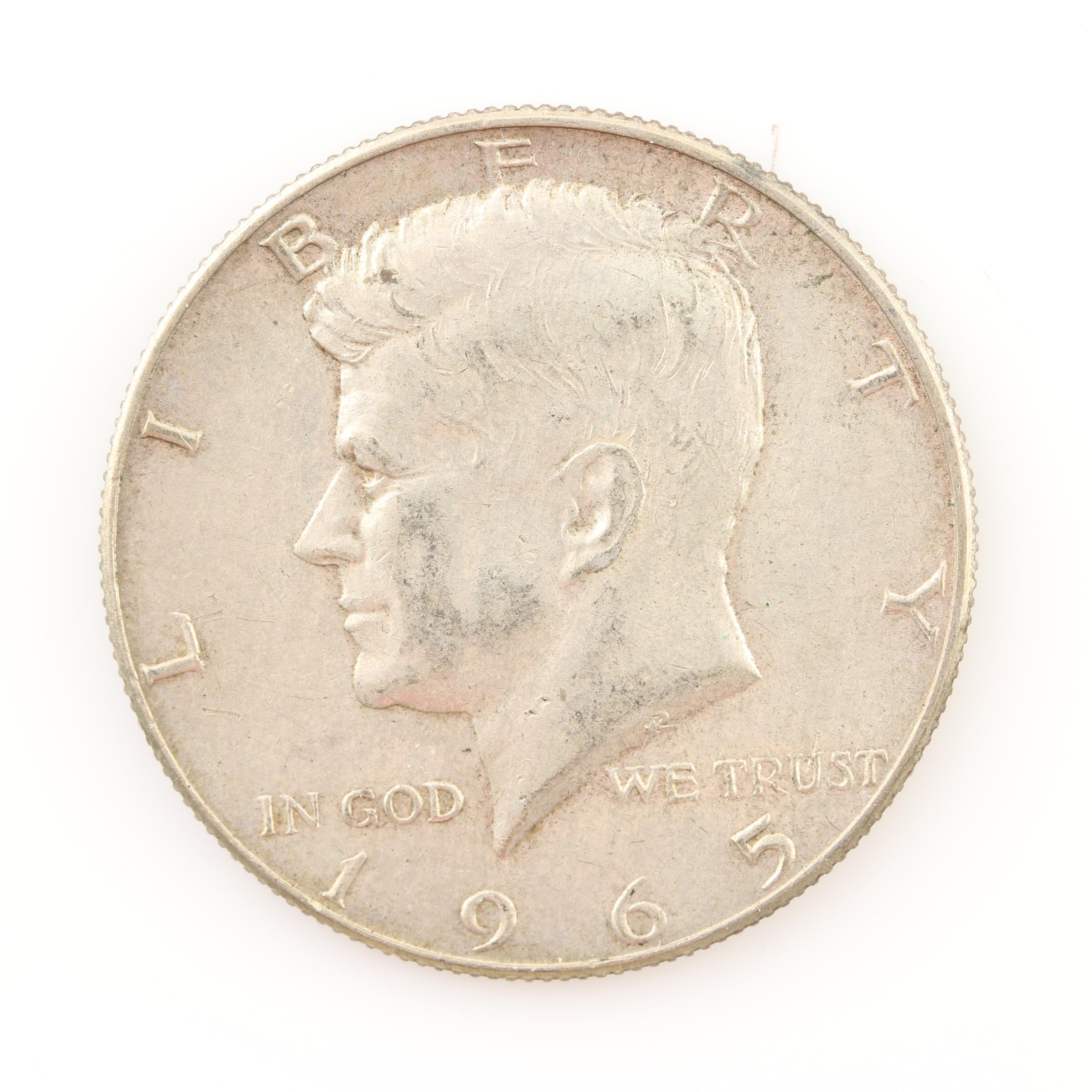 Fourteen Vintage U.S. Silver Half Dollars