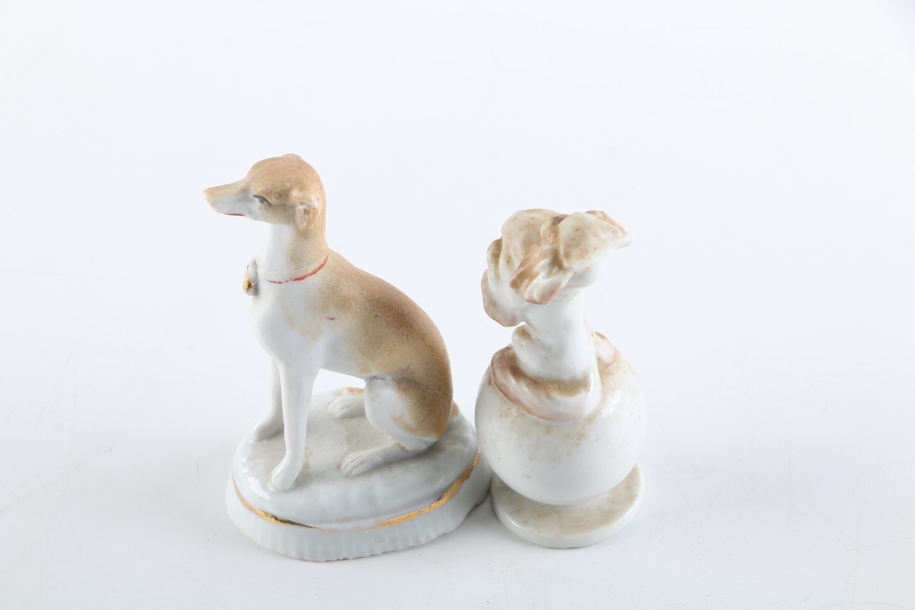 Porcelain Dog Figurines Including Rosenthal