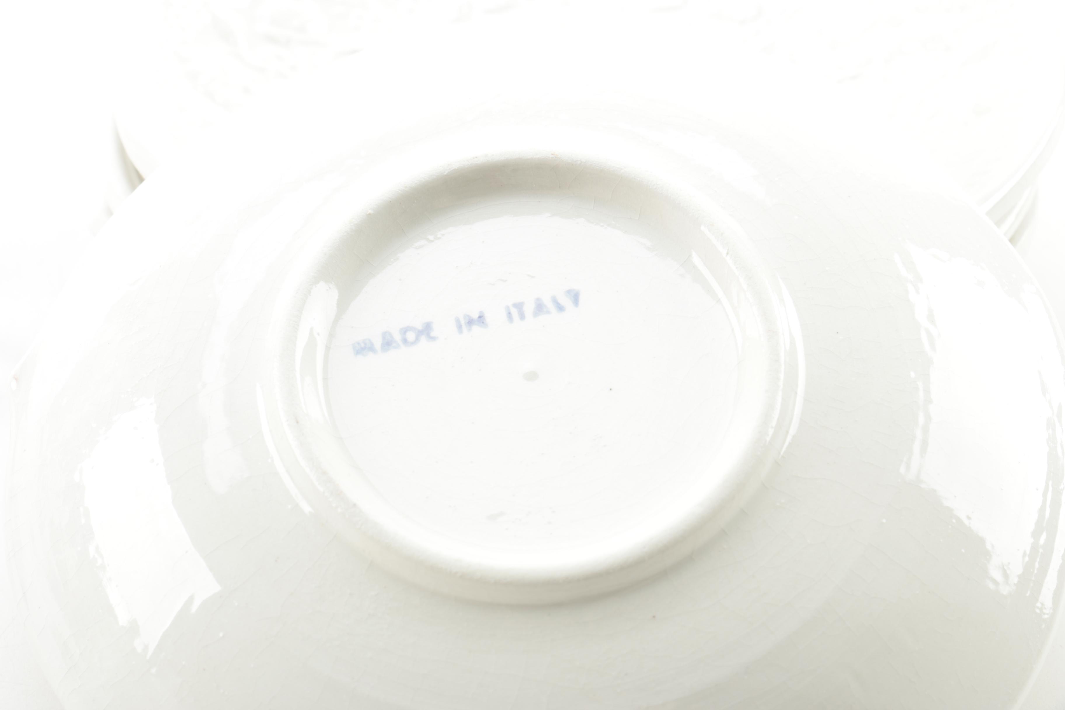 Mottahedeh Pots de Crème and Saucers