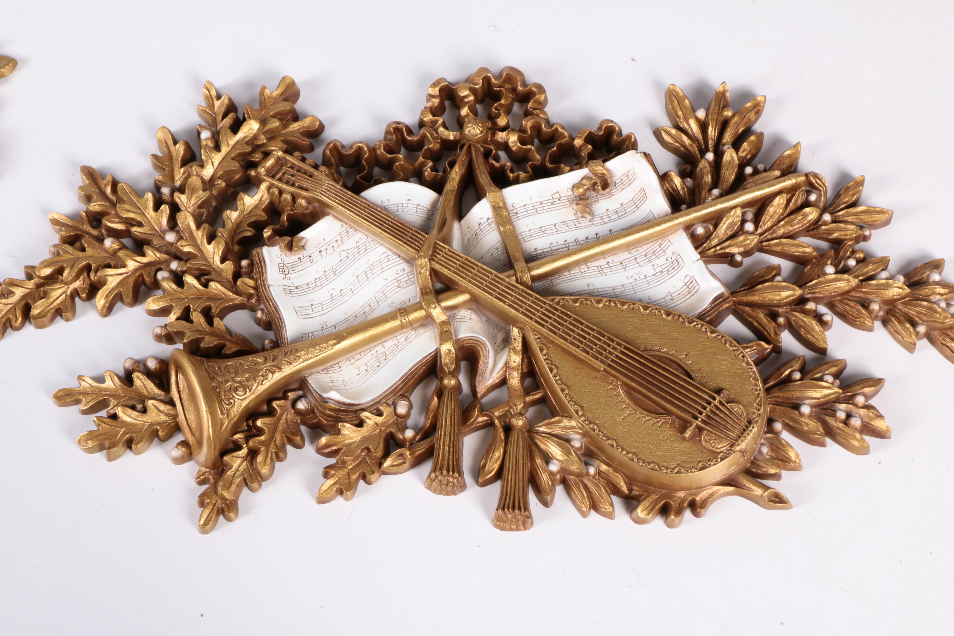 Vintage Faux Gilt Wall Decor Featuring Burwood Products