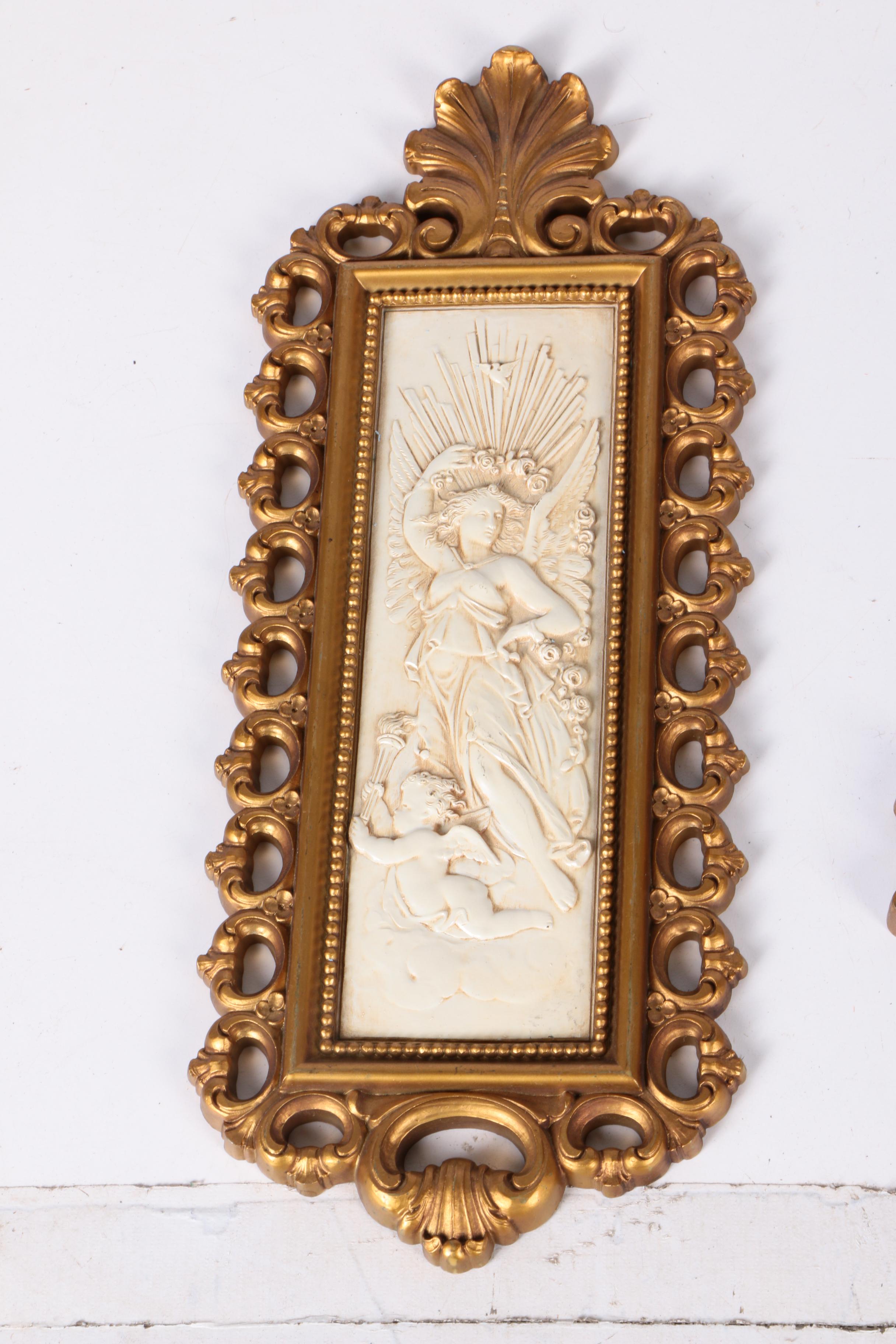 Vintage Faux Gilt Wall Decor Featuring Burwood Products