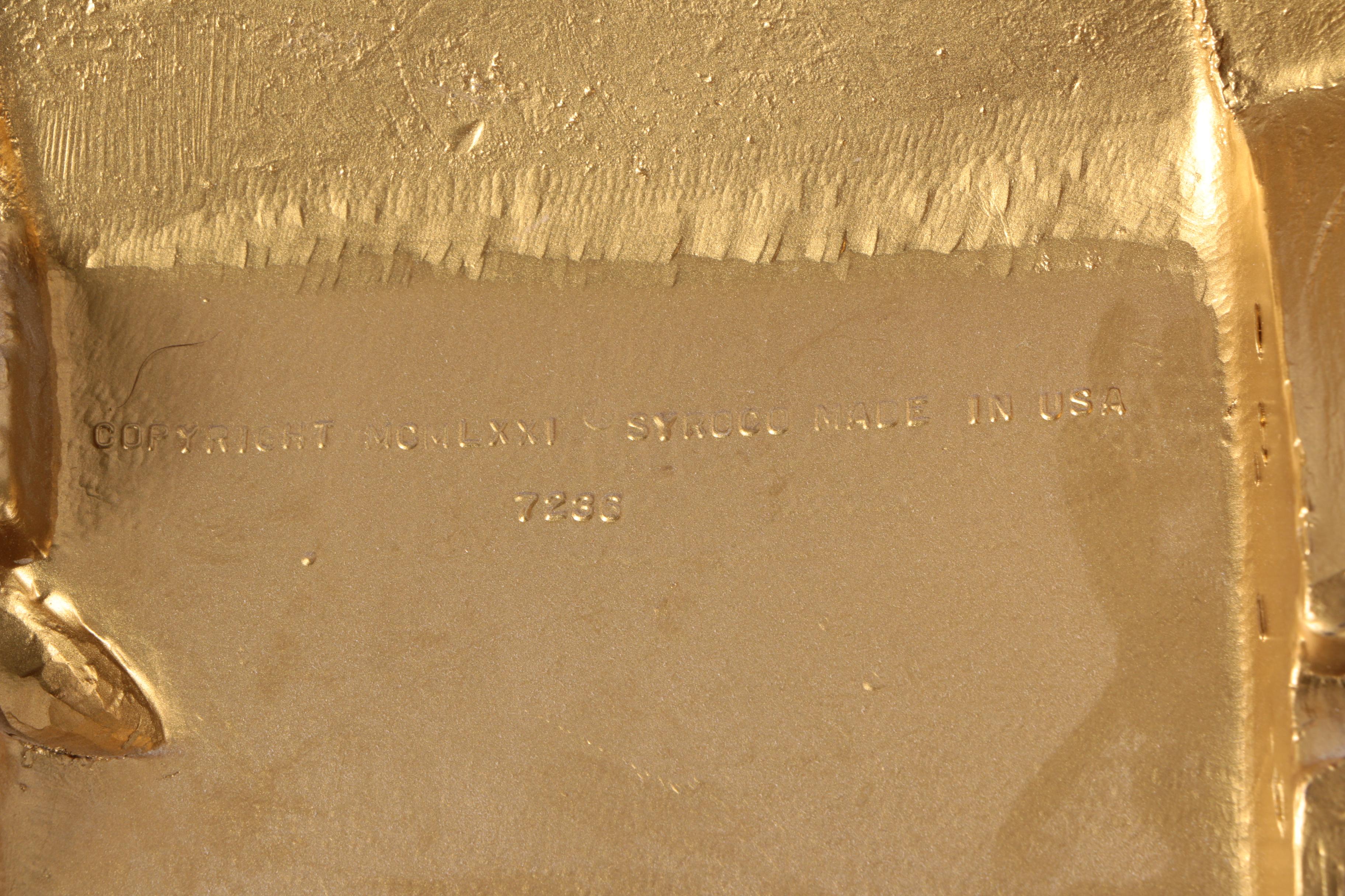 Vintage Faux Gilt Wall Decor Featuring Burwood Products