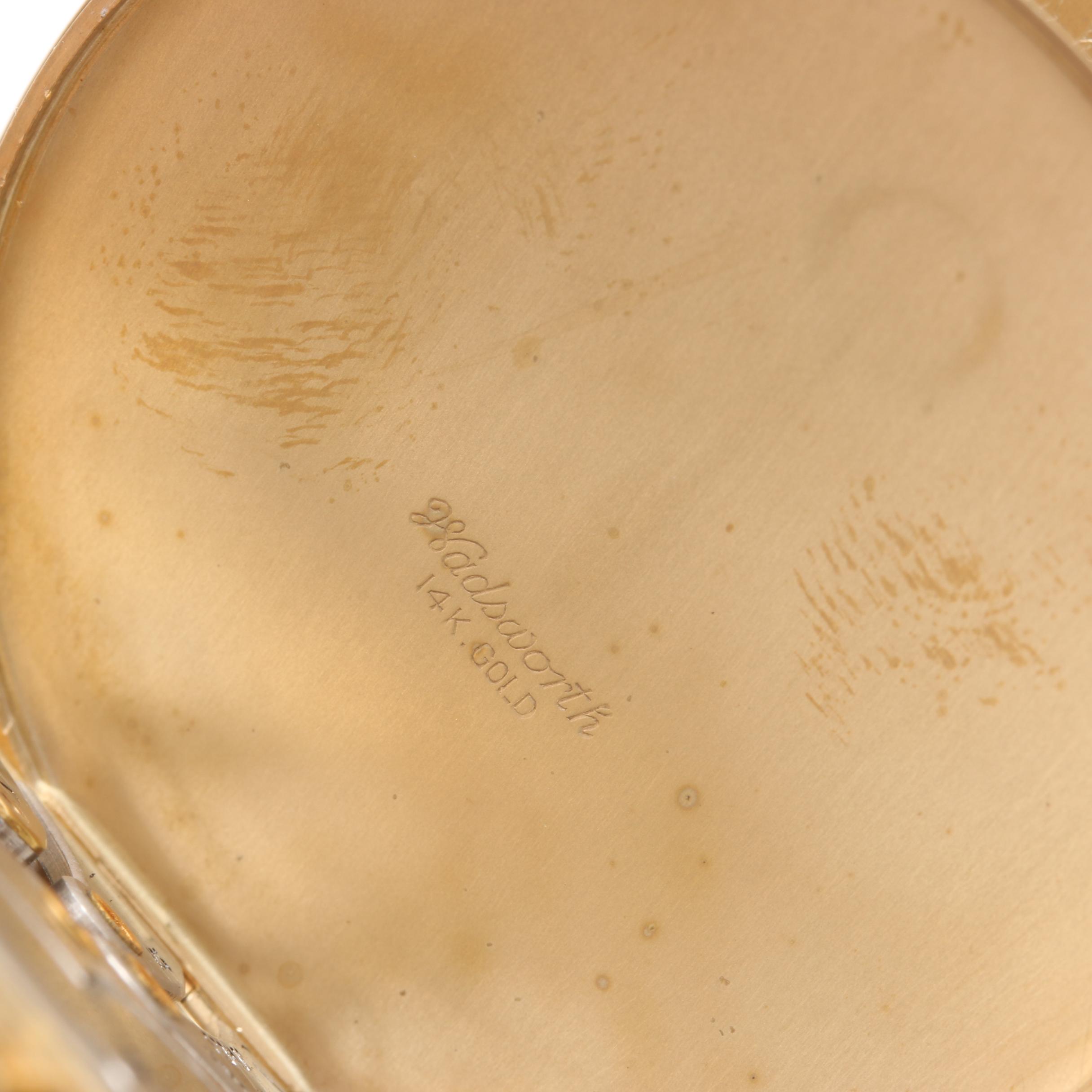 Hamilton 14K Yellow Gold Open Face Pocket Watch