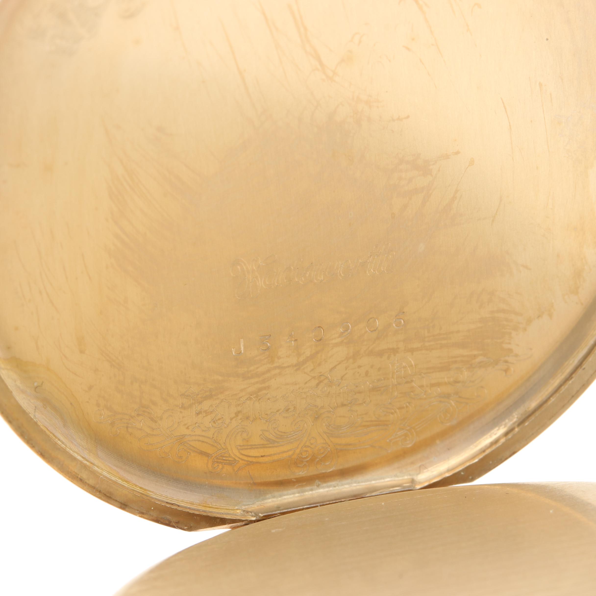 Hamilton 14K Yellow Gold Open Face Pocket Watch