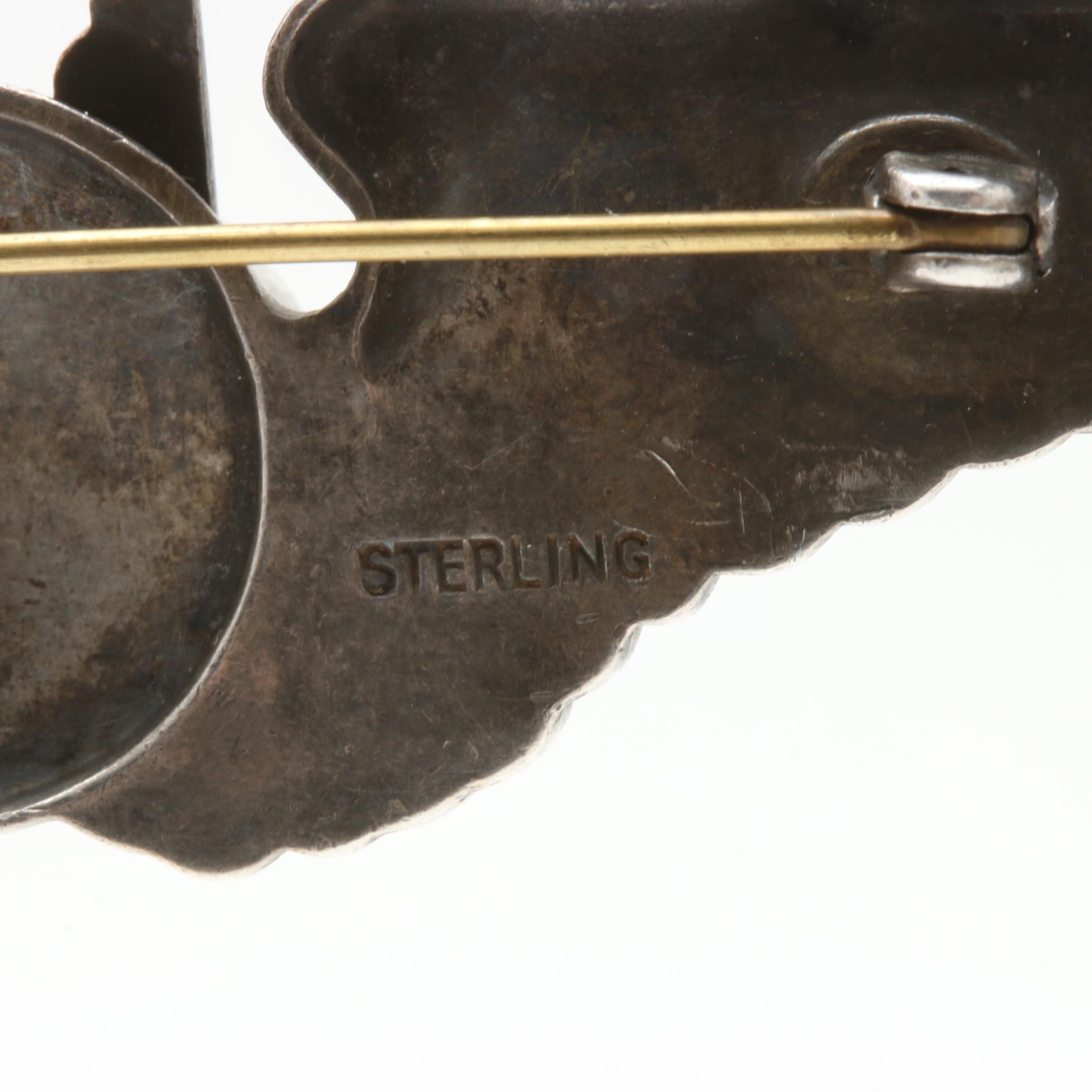 WWII Sterling Silver U.S Army Air Force Wings