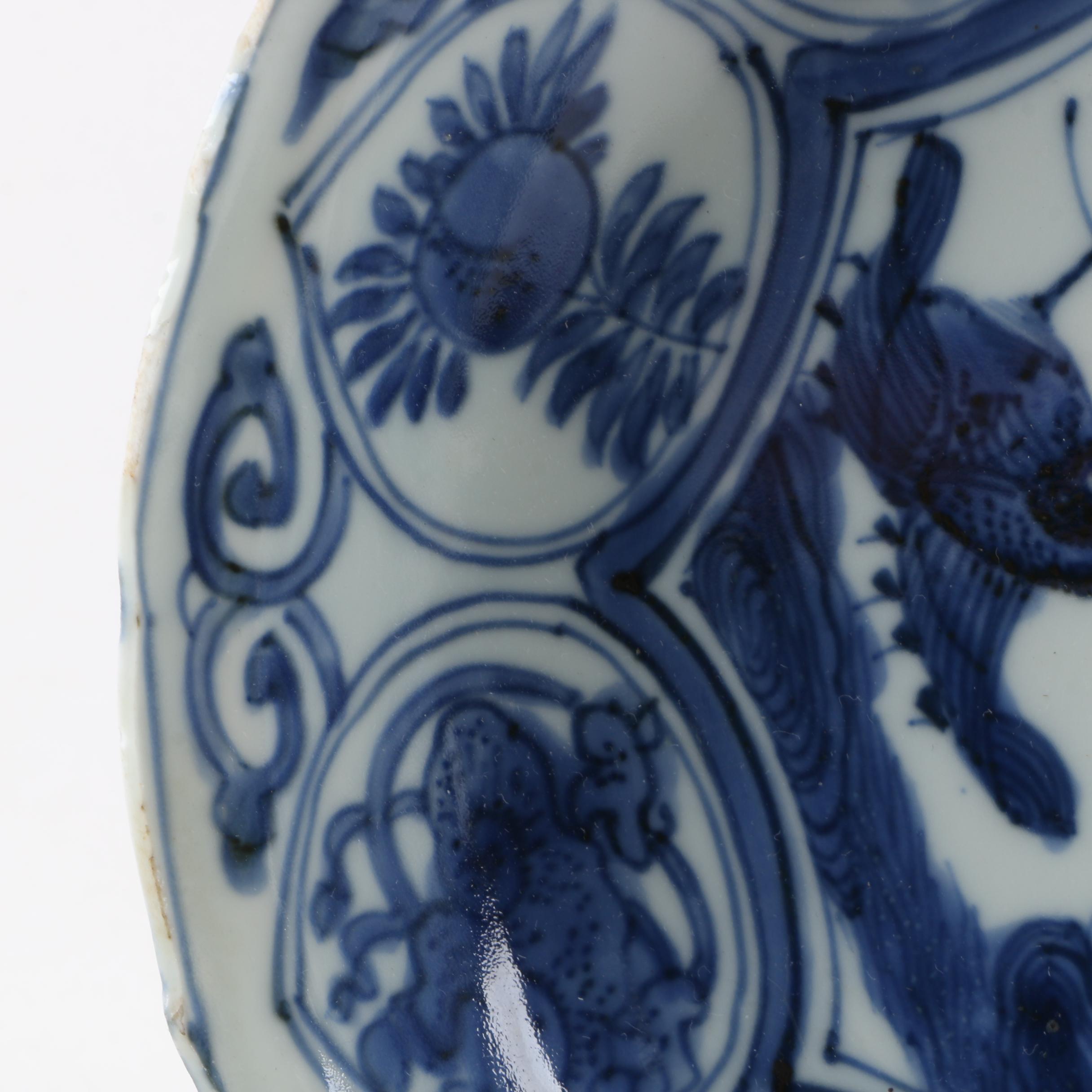 Chinese Ming Dynasty Kraak Export Ware Porcelain Plate