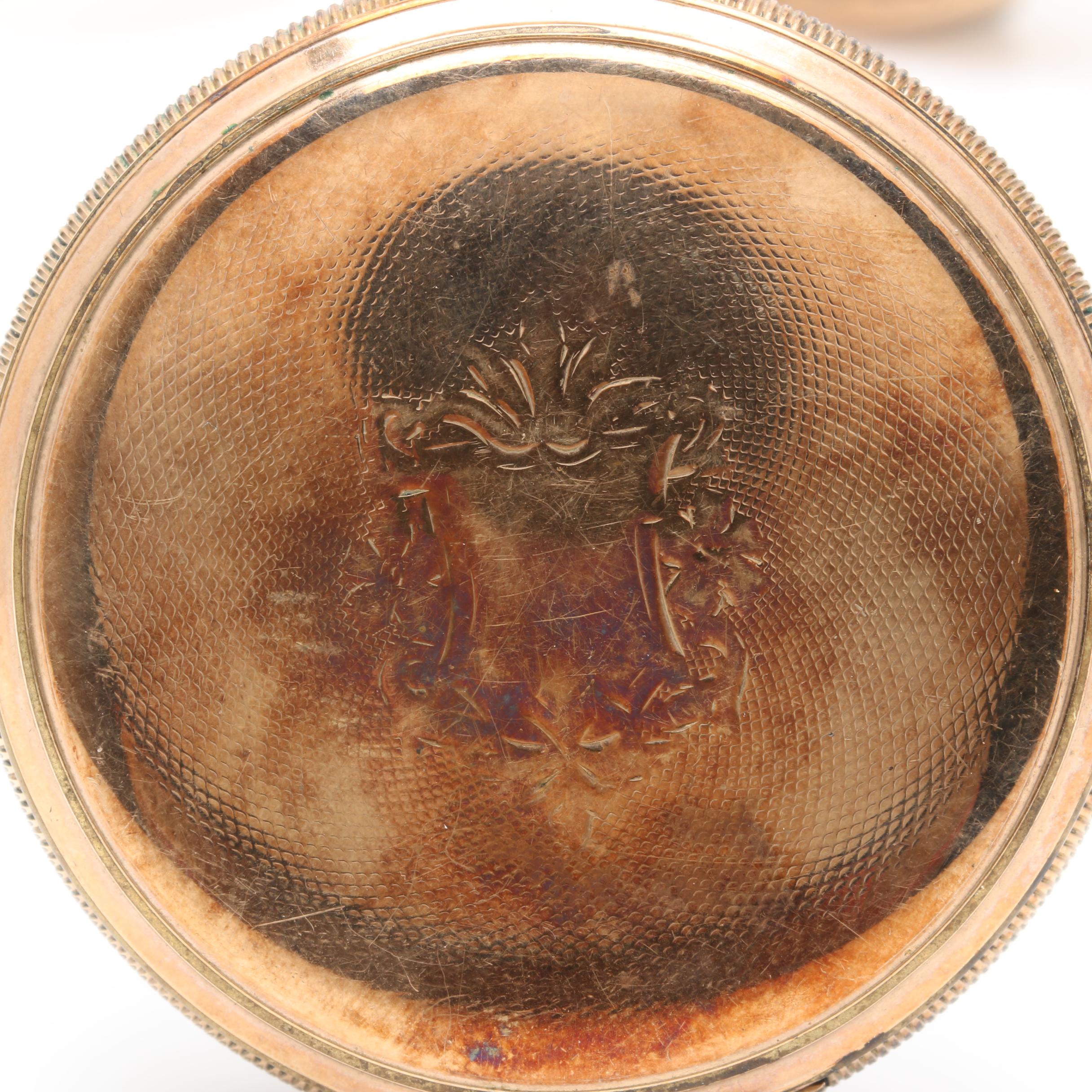 Antique Elgin Gold Filled Side Winding Pocket Watches