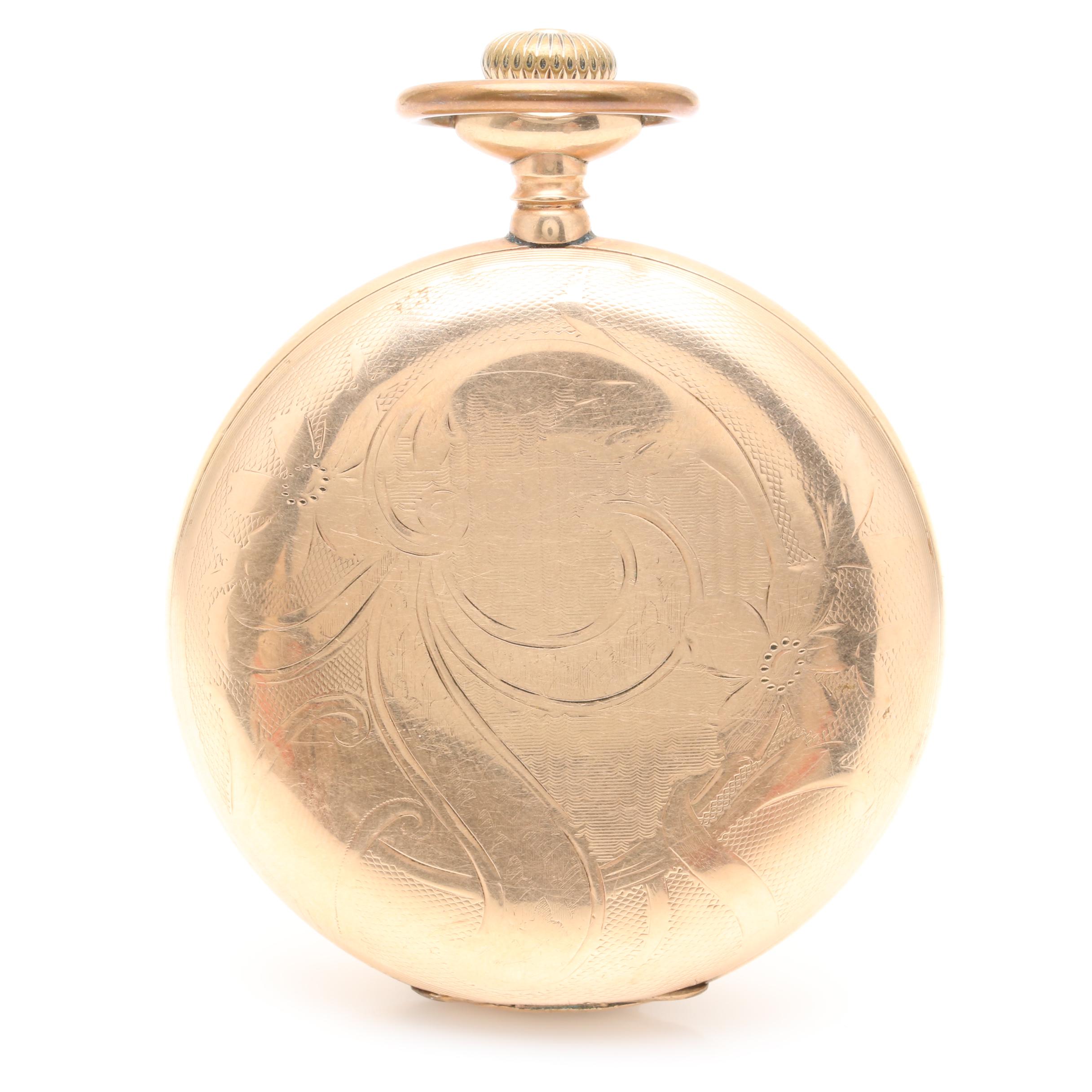 Antique Elgin Gold Filled Side Winding Pocket Watches