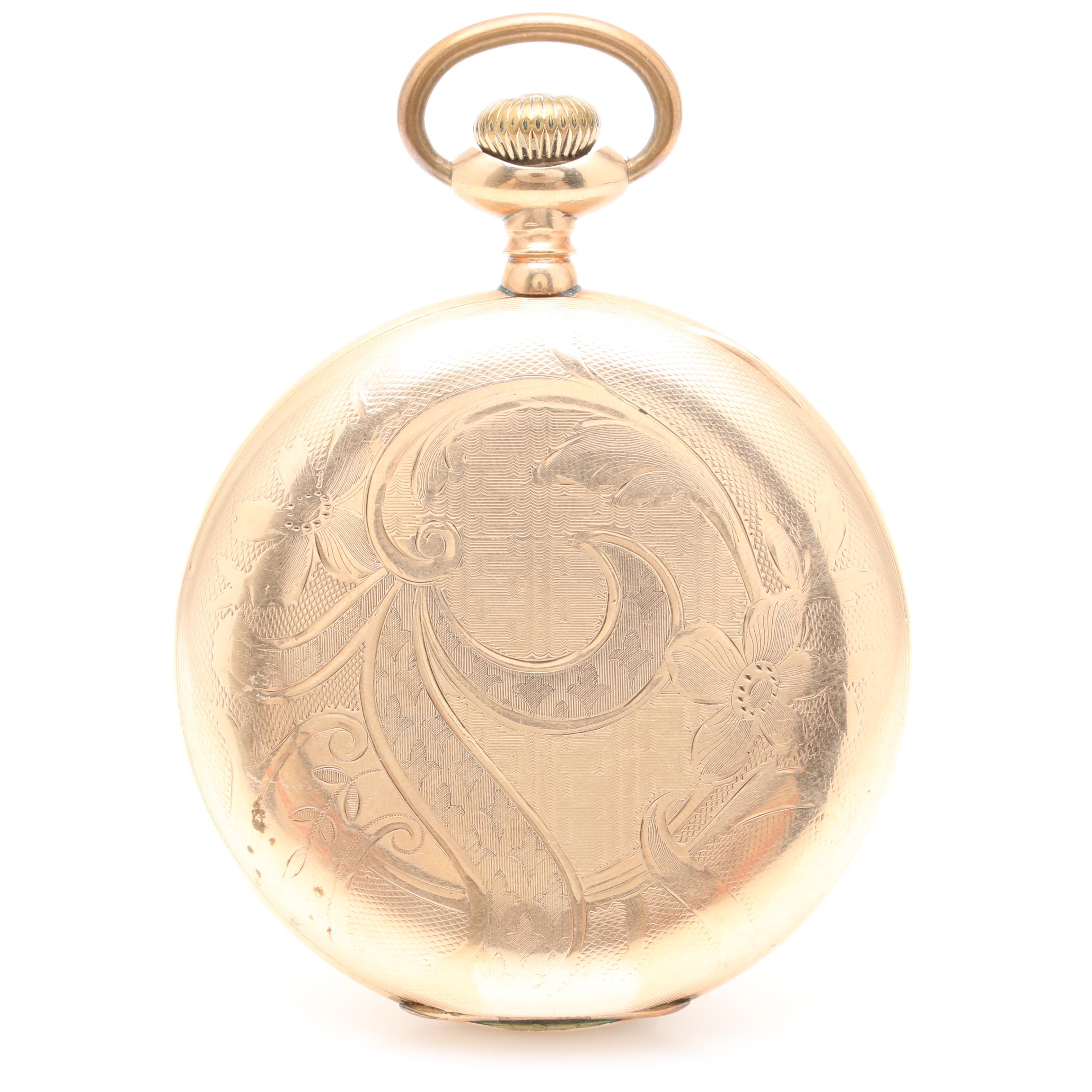 Antique Elgin Gold Filled Side Winding Pocket Watches