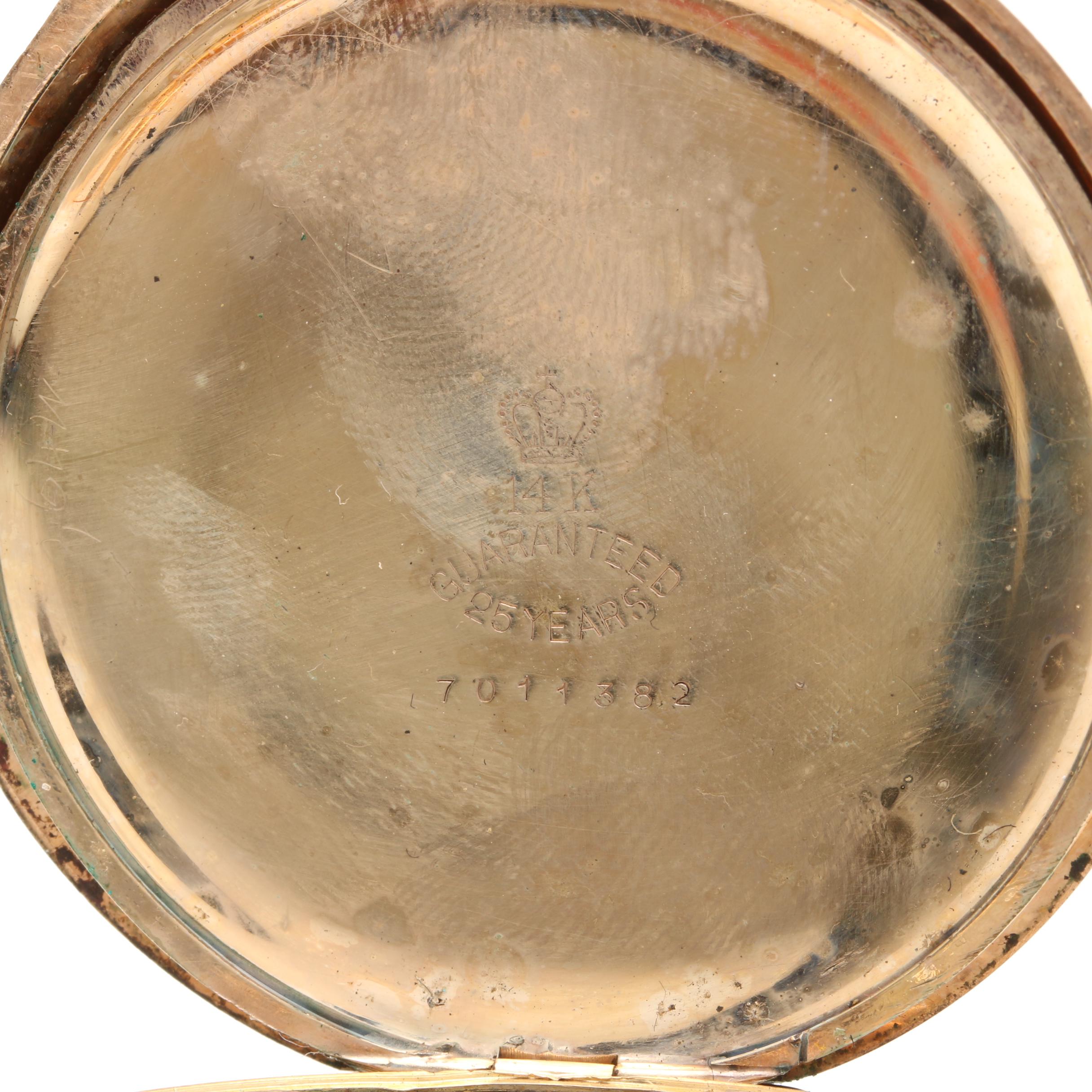 Antique Elgin Gold Filled Side Winding Pocket Watches