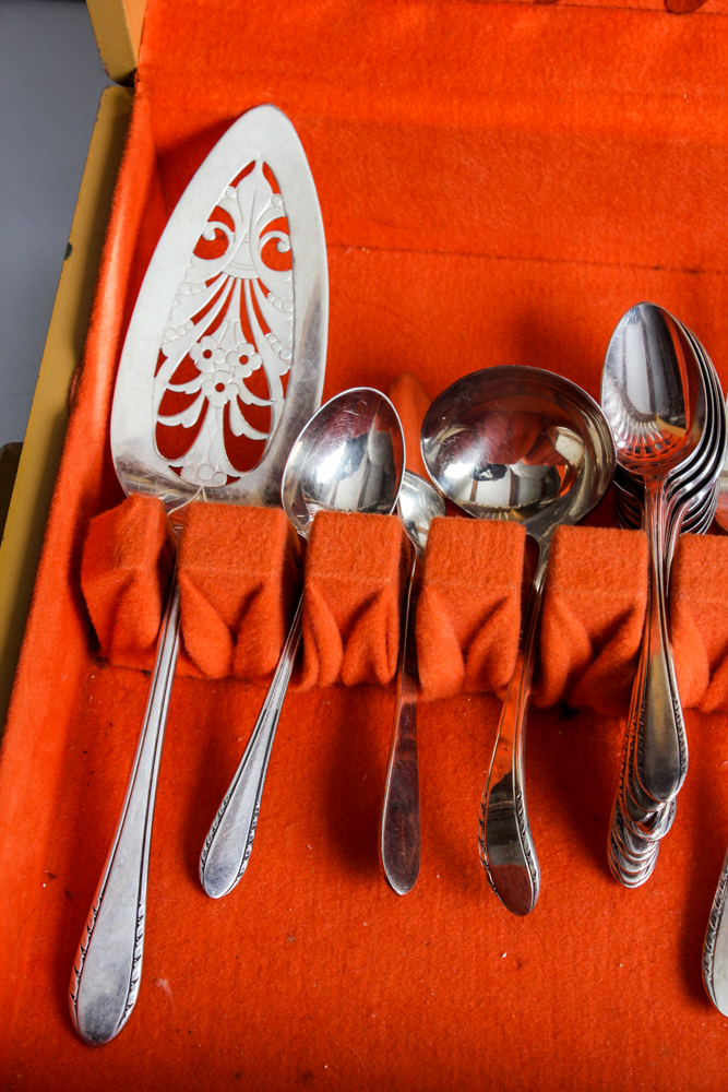 Vintage Holmes & Edwards "First Lady"  Silver Plate Flatware
