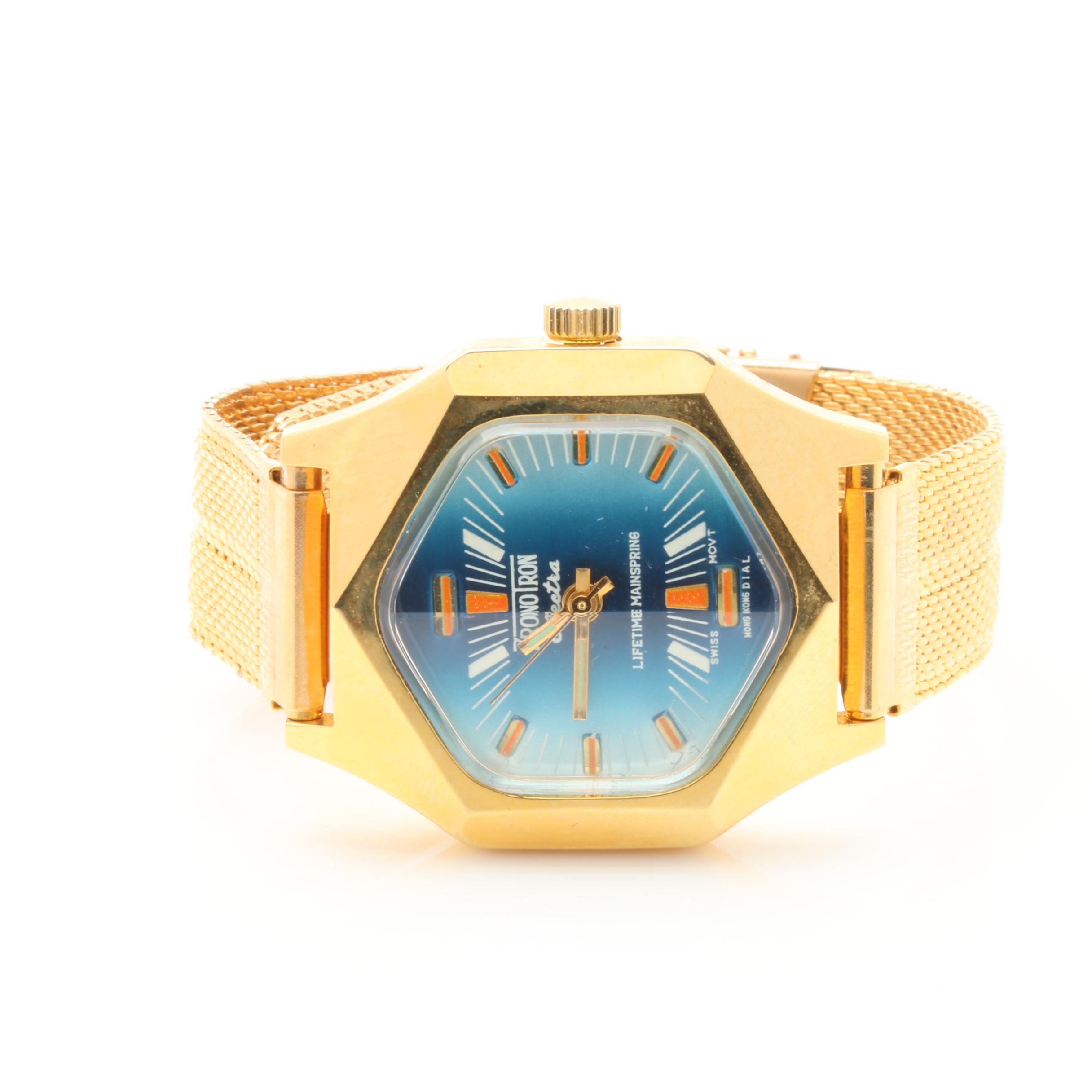 Kronotron Gold Tone "Electra" Watch
