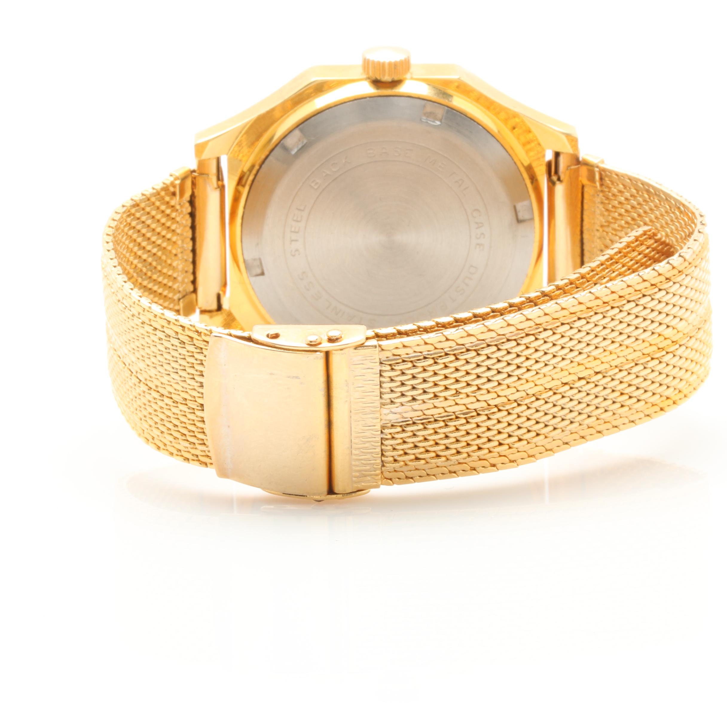 Kronotron Gold Tone "Electra" Watch
