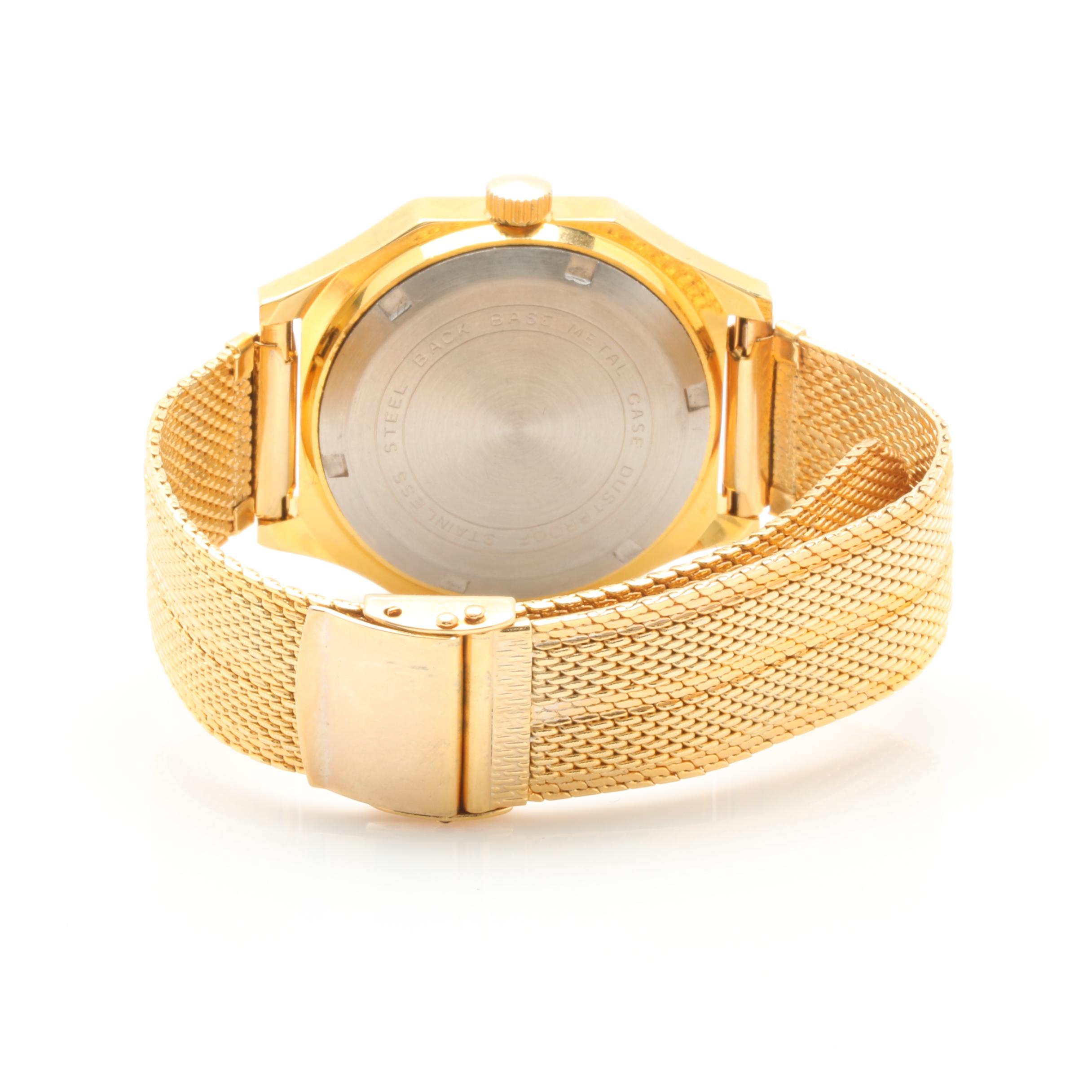 Kronotron Gold Tone "Electra" Watch