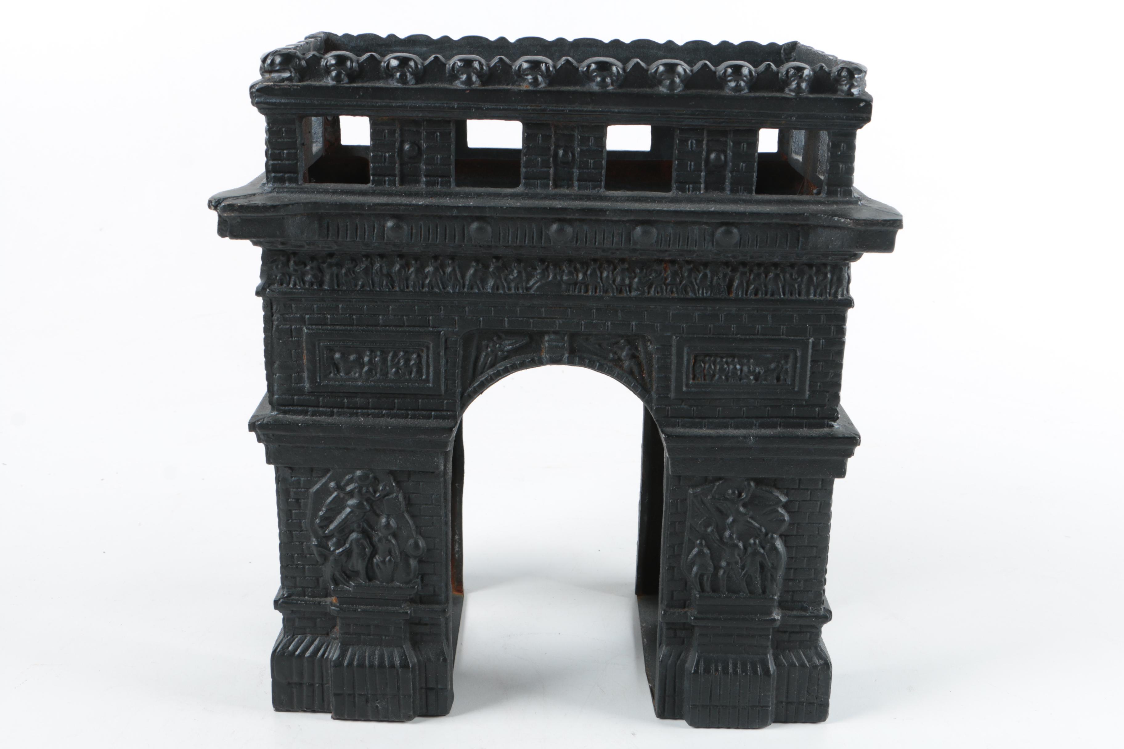 Cast Iron Model of the Arc De Triomphe