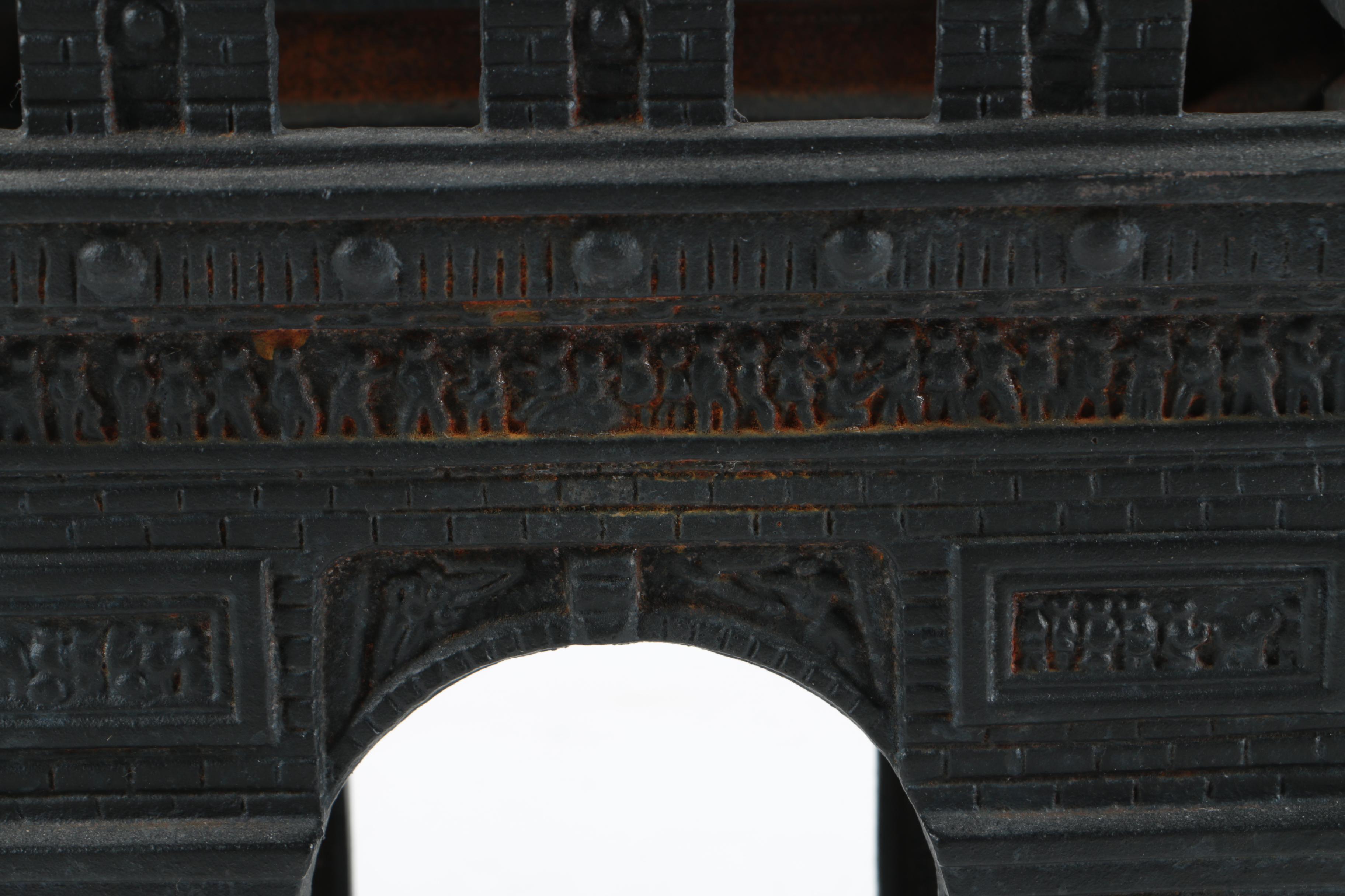 Cast Iron Model of the Arc De Triomphe