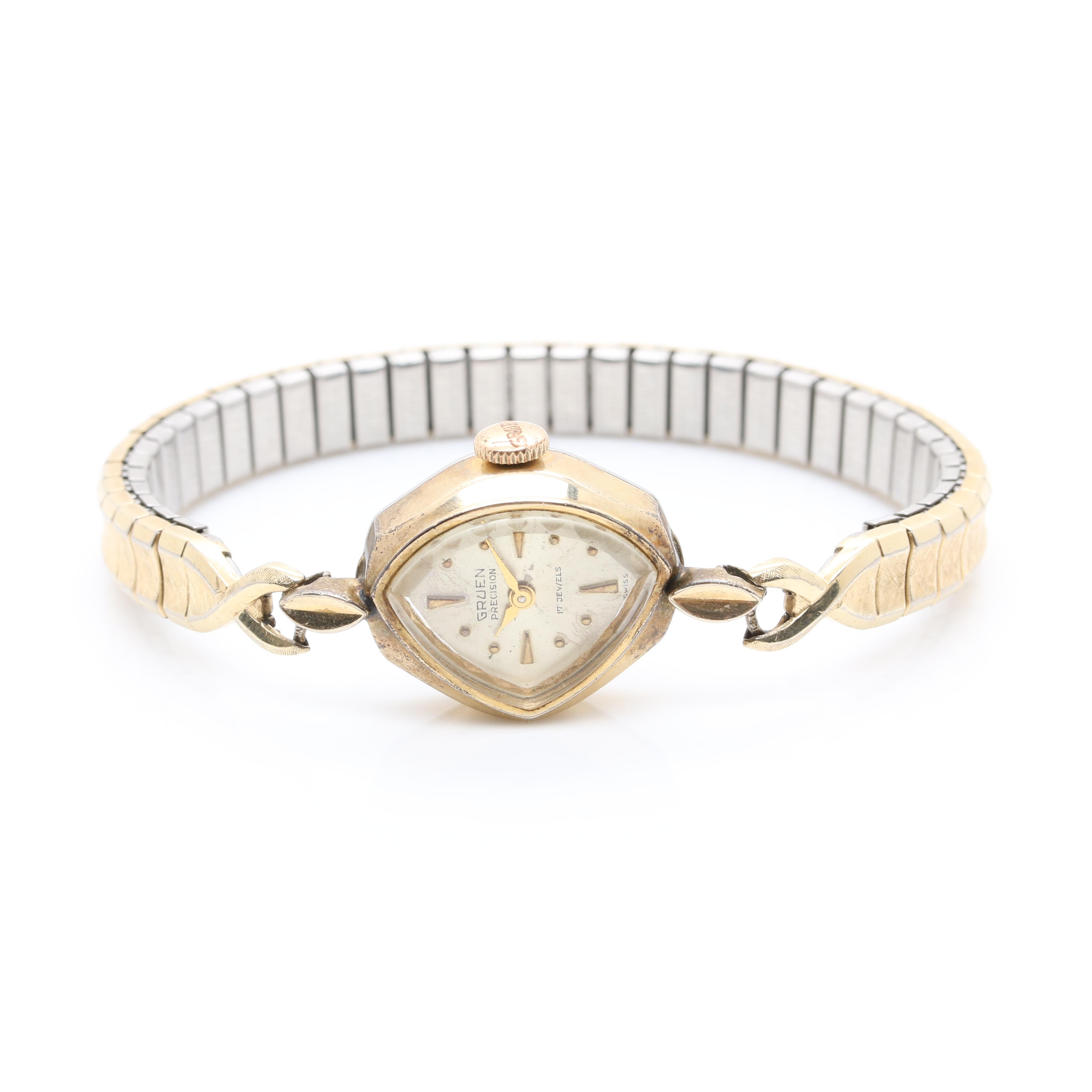 Vintage Gruen Gold Plated "Precision" Watches