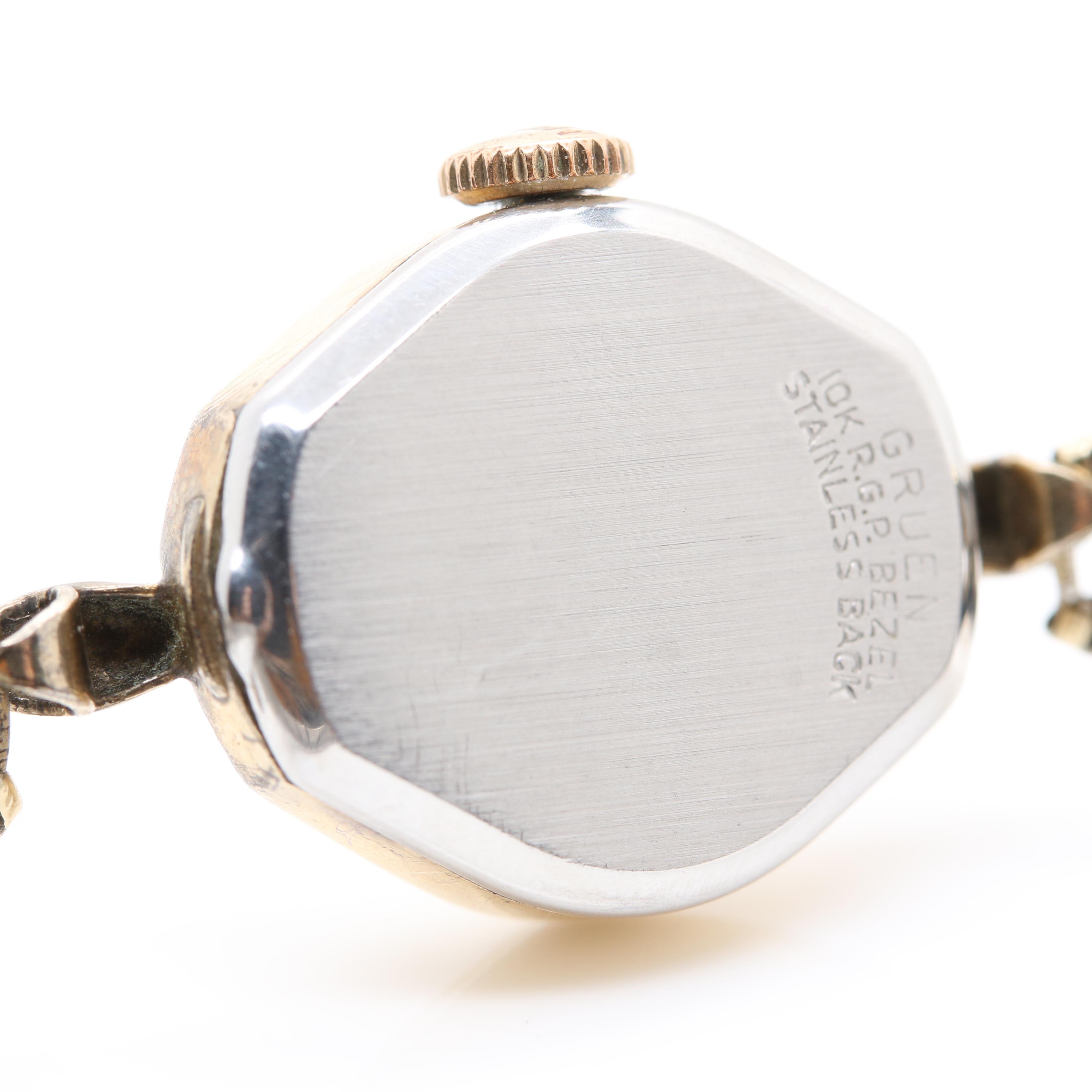 Vintage Gruen Gold Plated "Precision" Watches