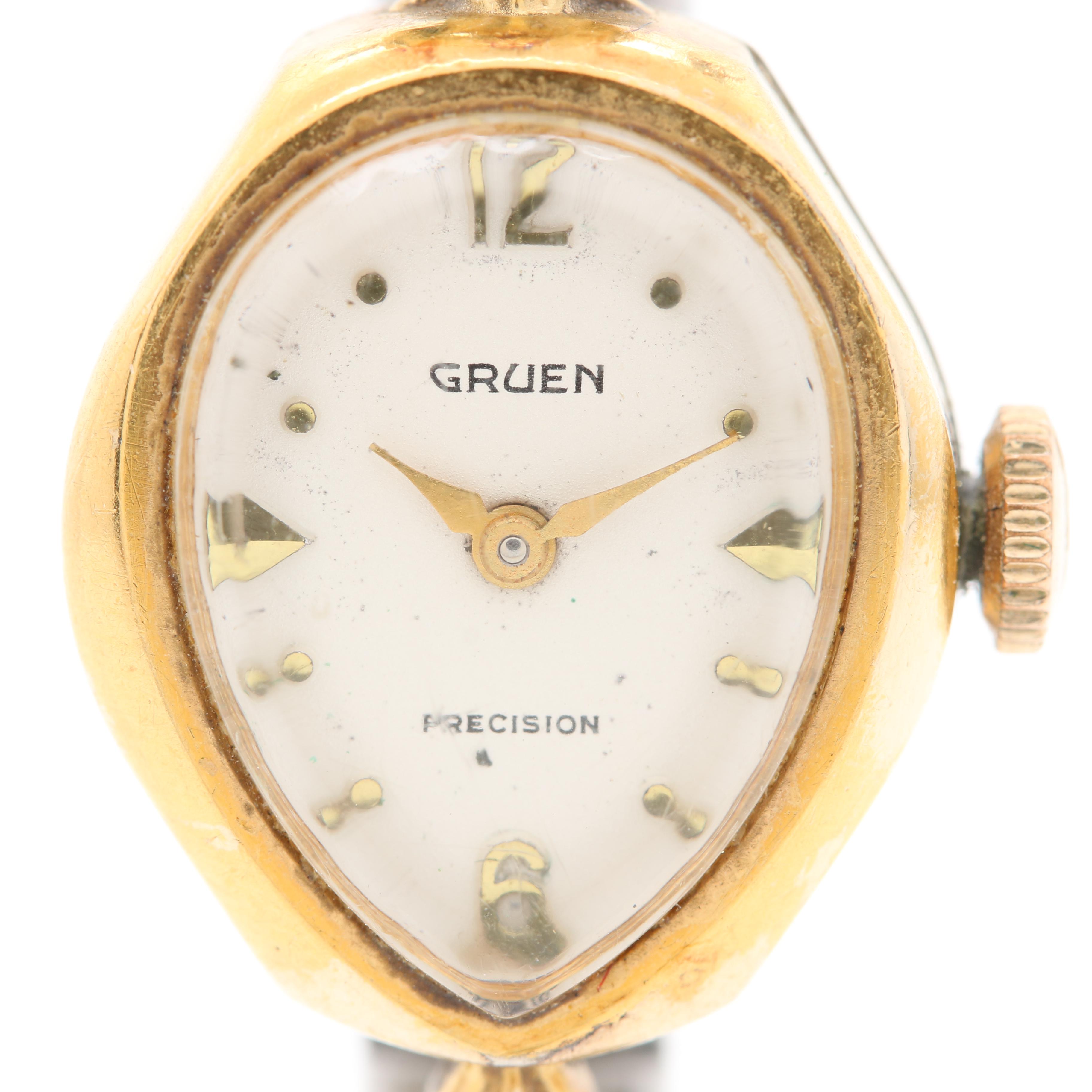 Vintage Gruen Gold Plated "Precision" Watches