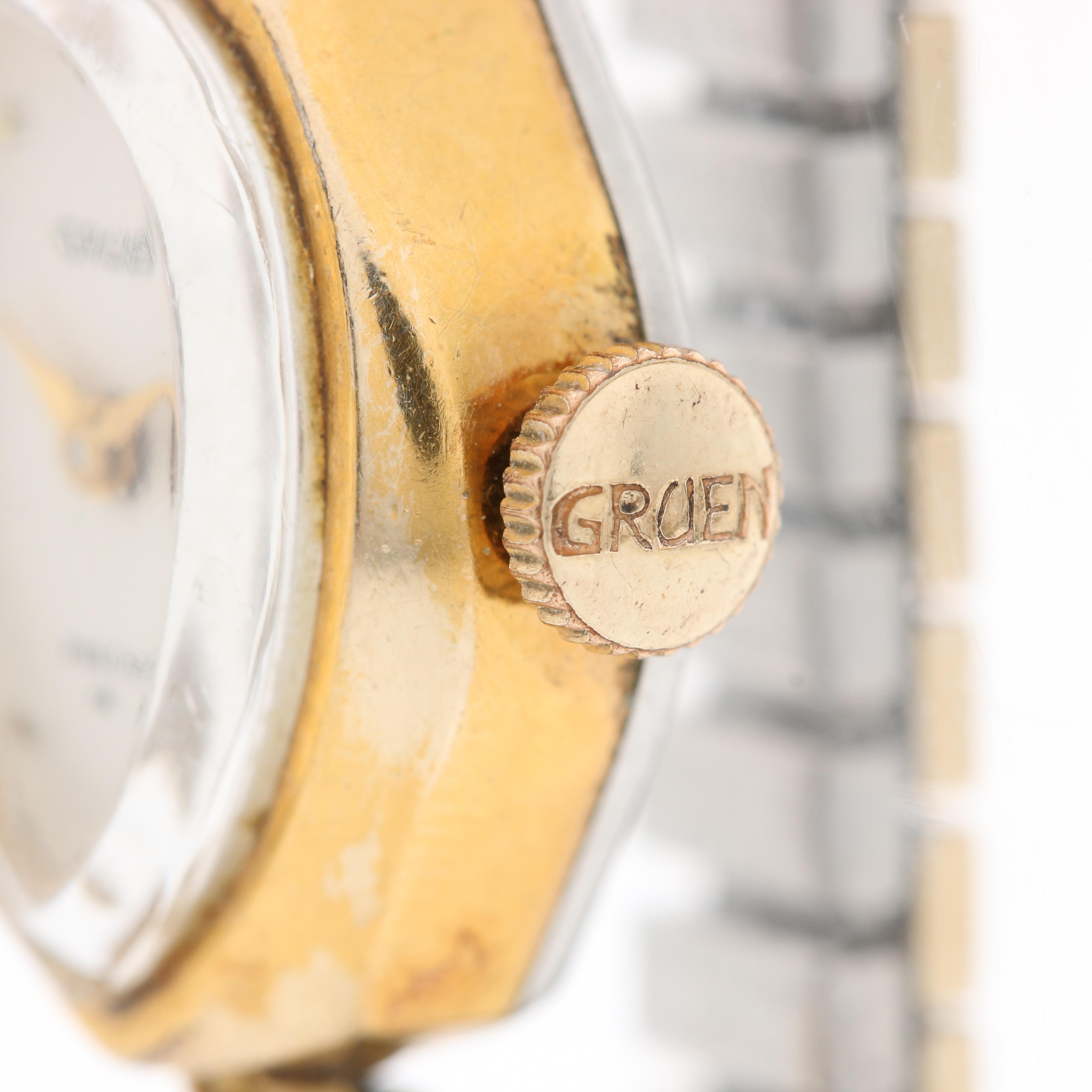 Vintage Gruen Gold Plated "Precision" Watches