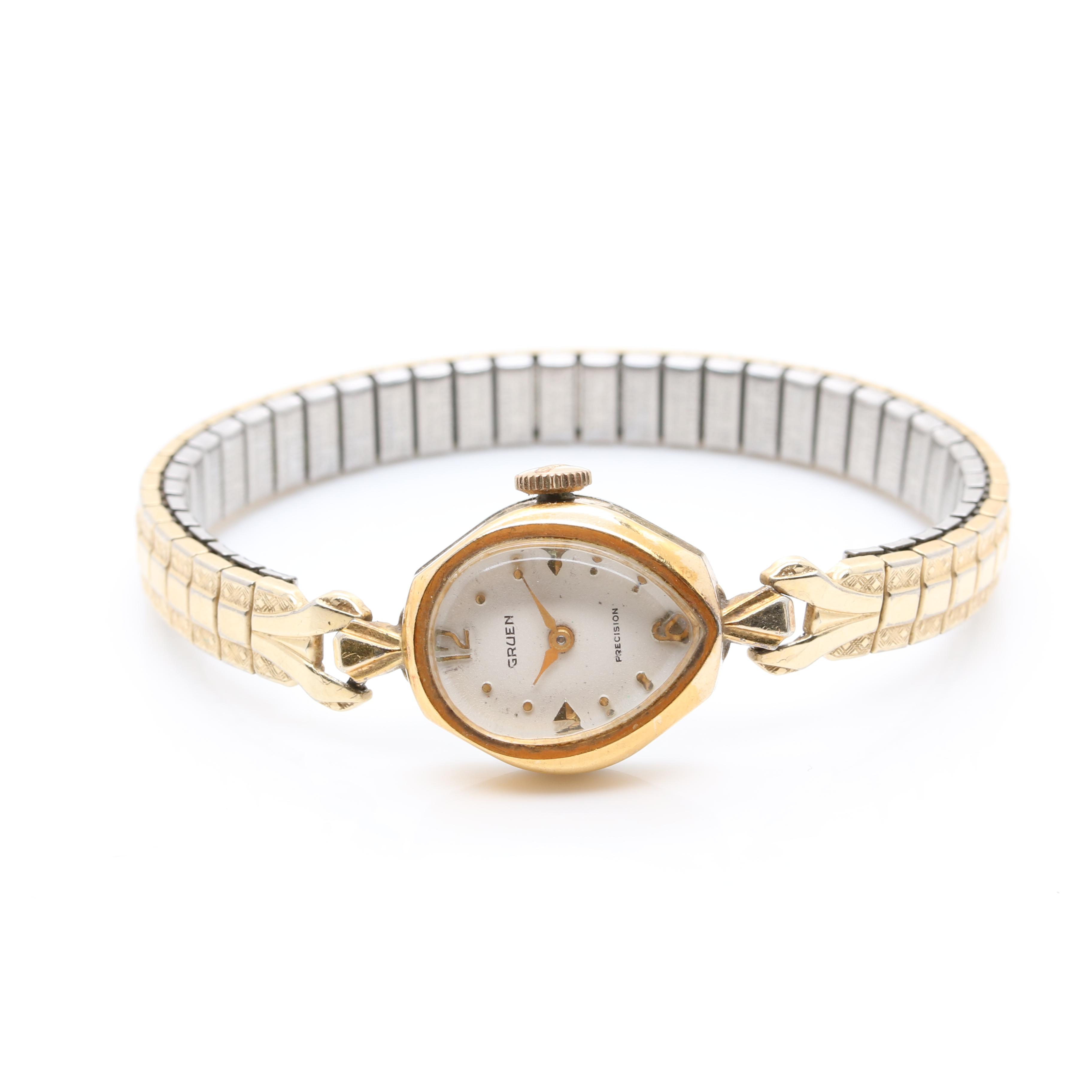 Vintage Gruen Gold Plated "Precision" Watches