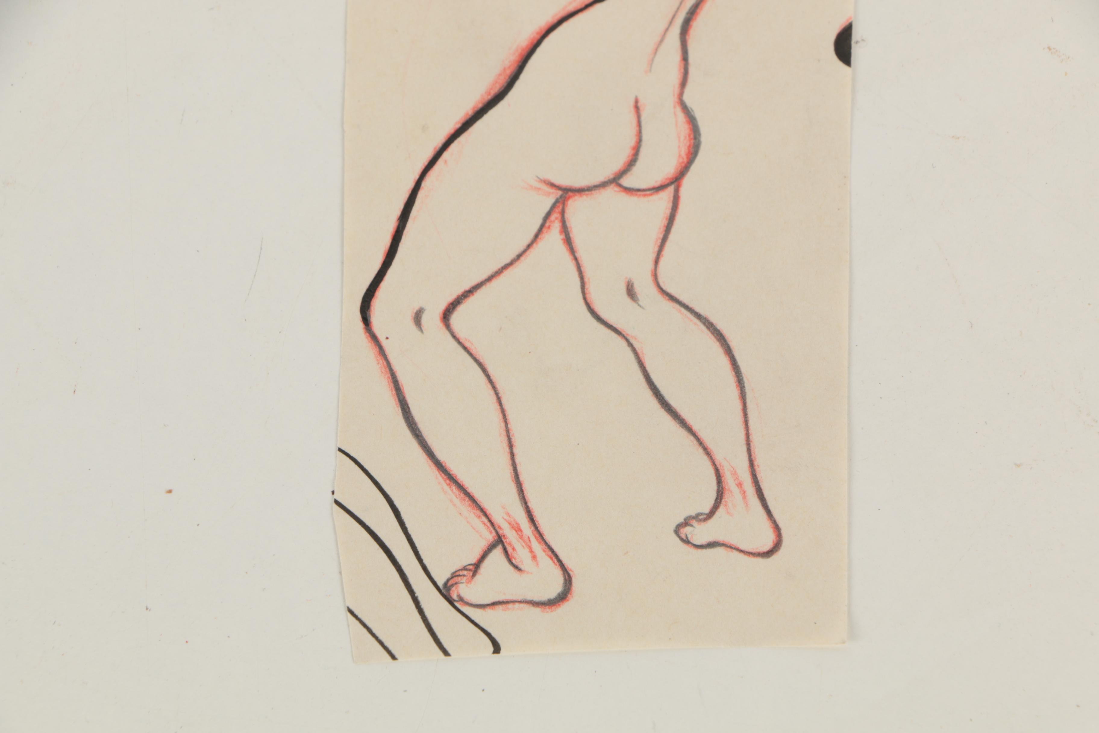 Pin-up Sketches and Print After "Dispatch from Disney Vol. 1 No. 1, 1943"