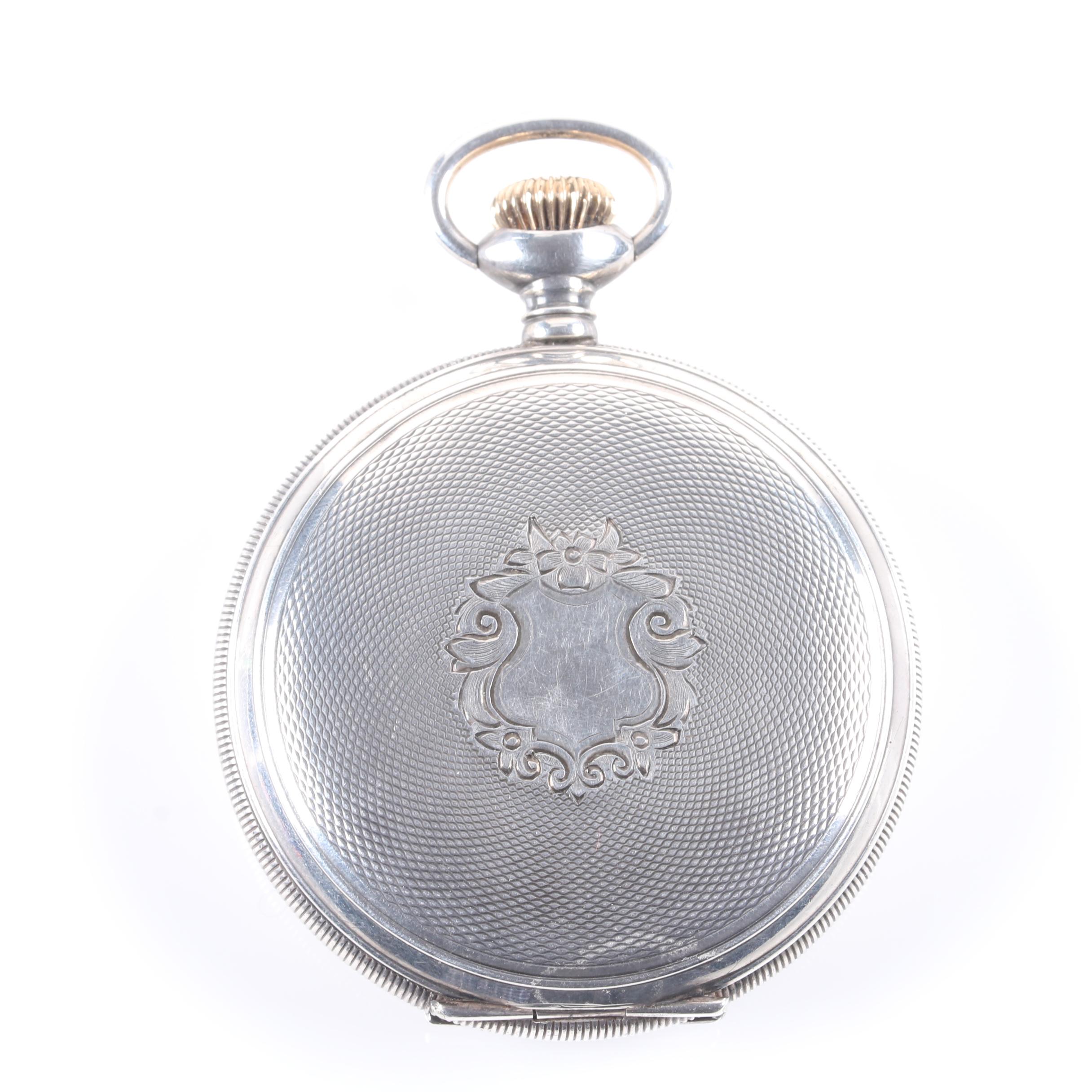 Antique Hamilton Sterling Silver Full Hunter Pocket Watch