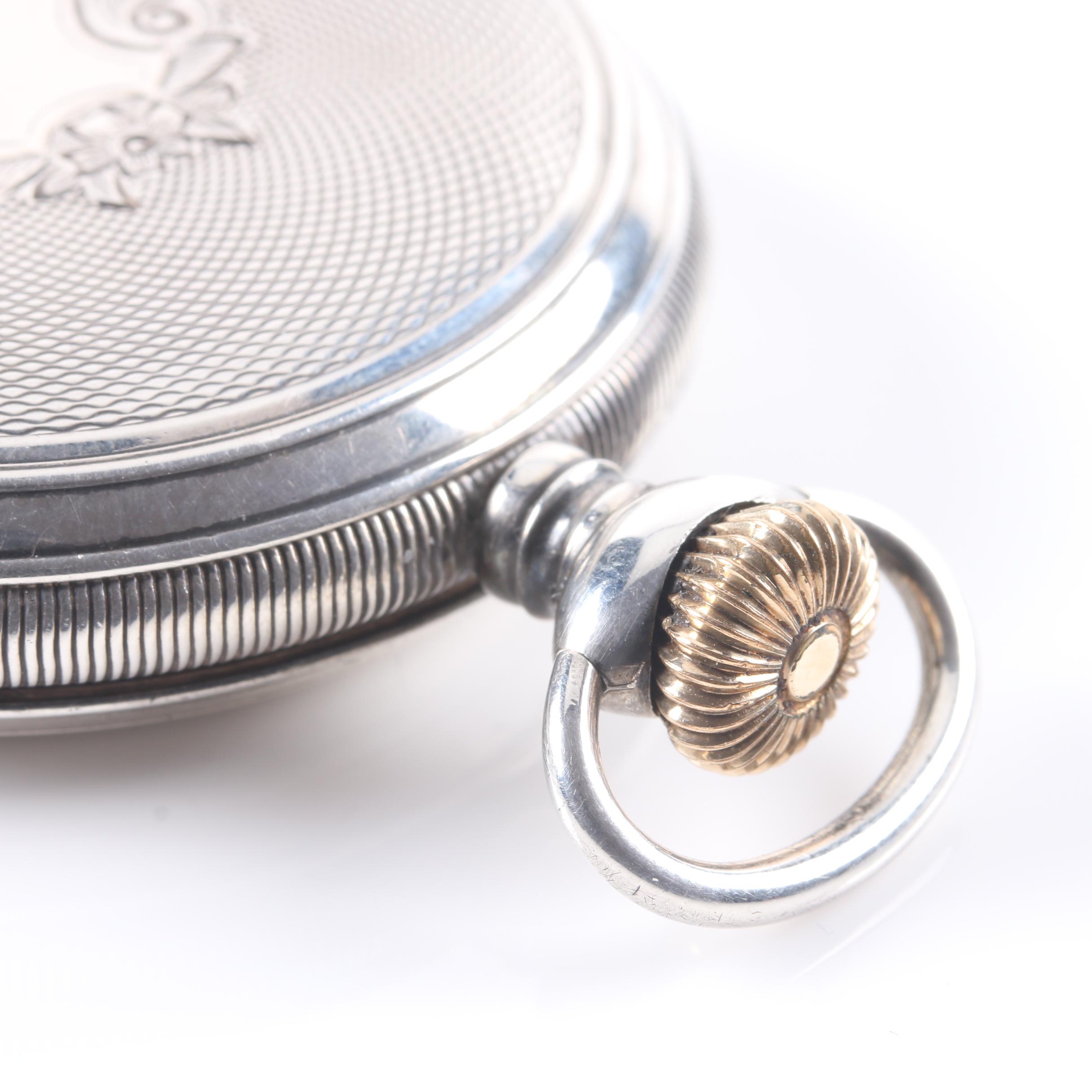 Antique Hamilton Sterling Silver Full Hunter Pocket Watch