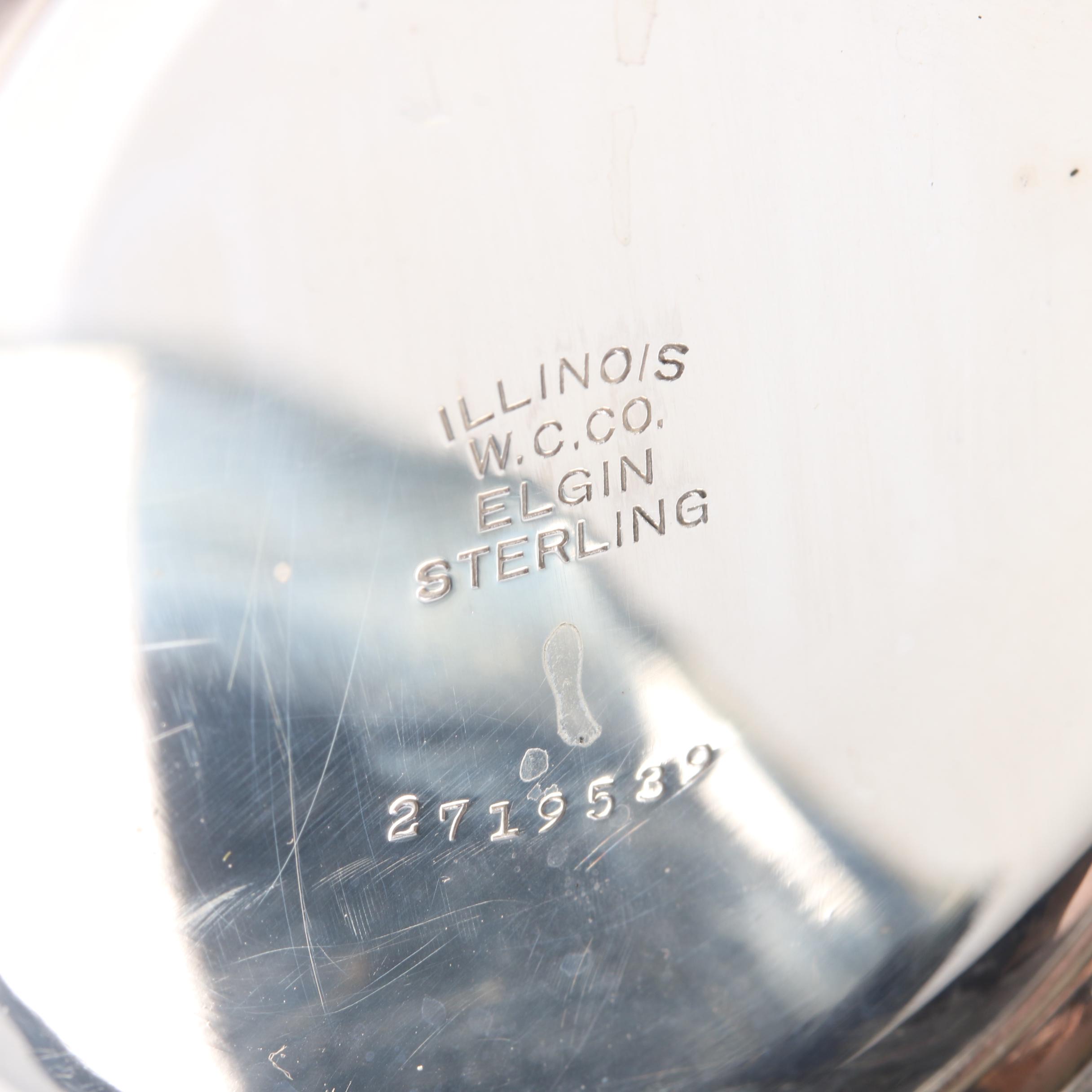 Antique Hamilton Sterling Silver Full Hunter Pocket Watch