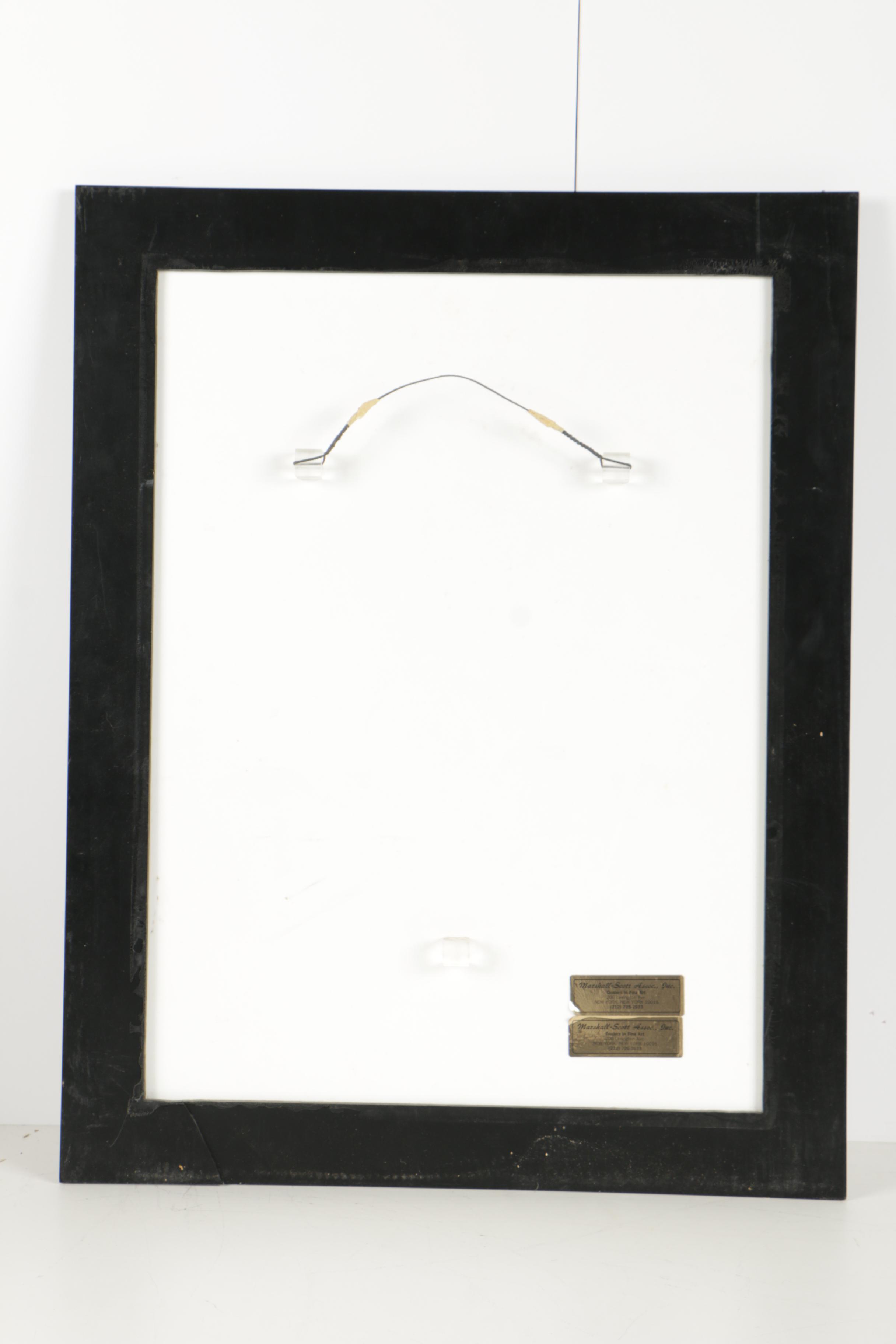 Yaacov Agam Serigraph on Acrylic "Birth of a Flag"