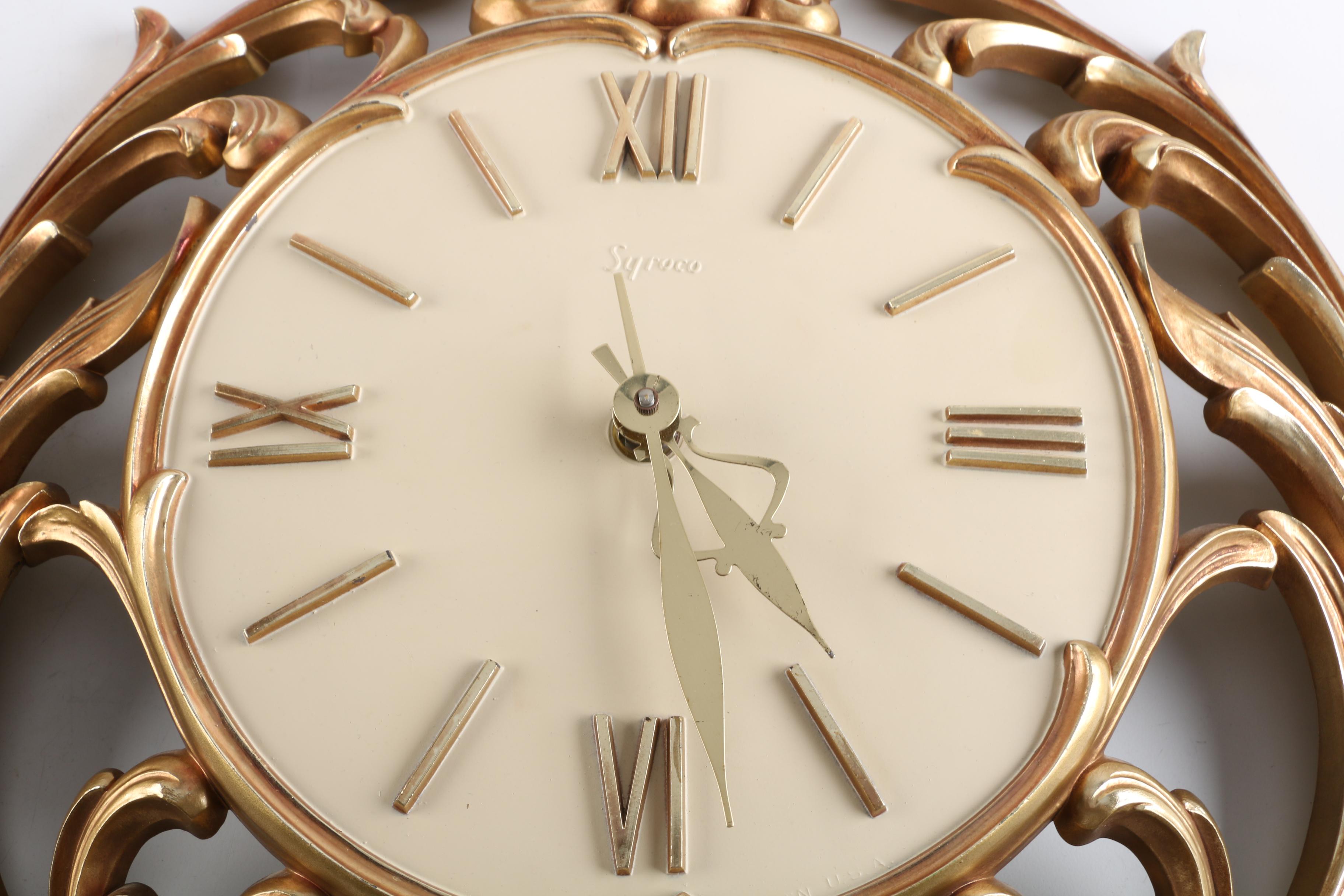 Gold Tone Wall Clocks