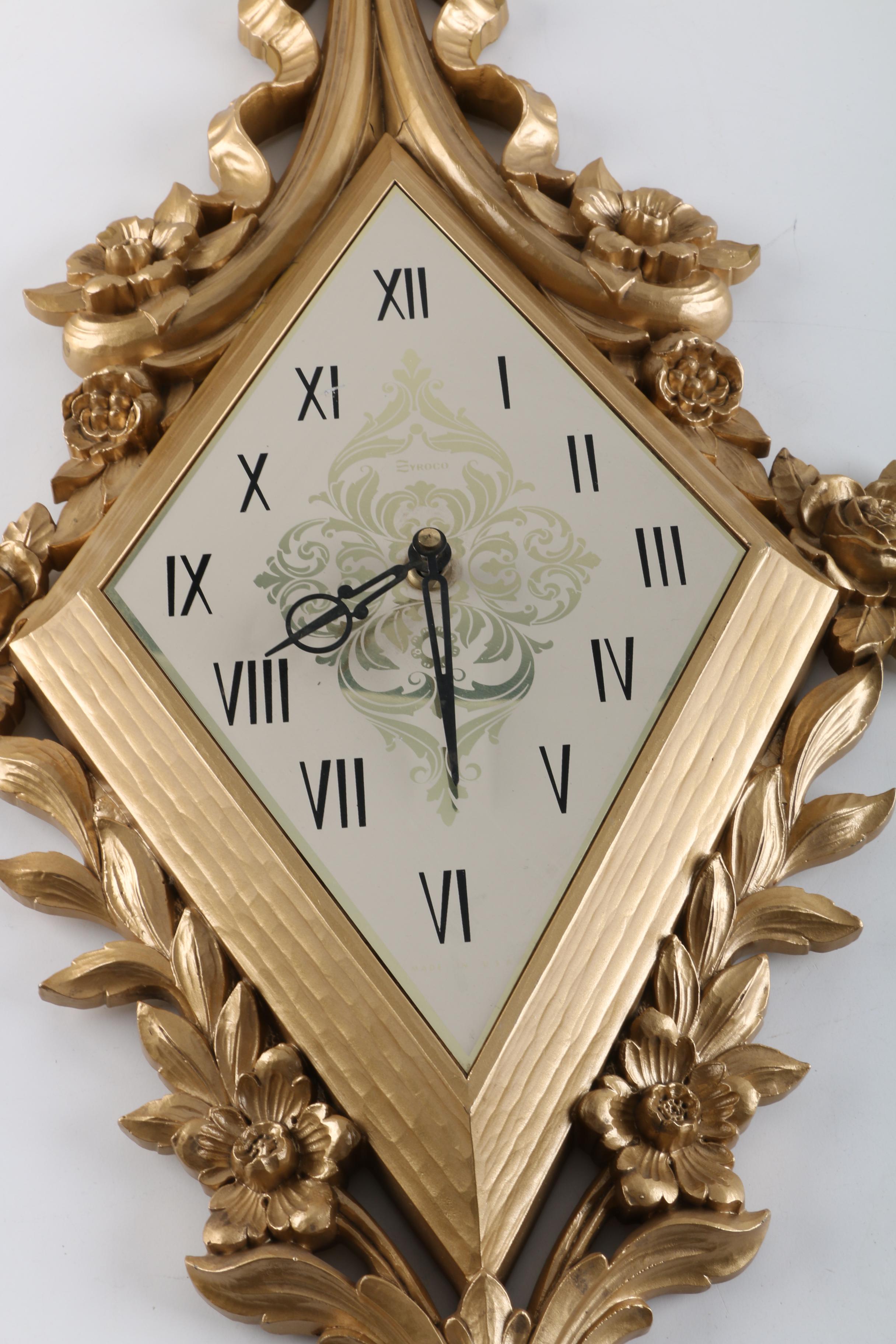 Gold Tone Wall Clocks