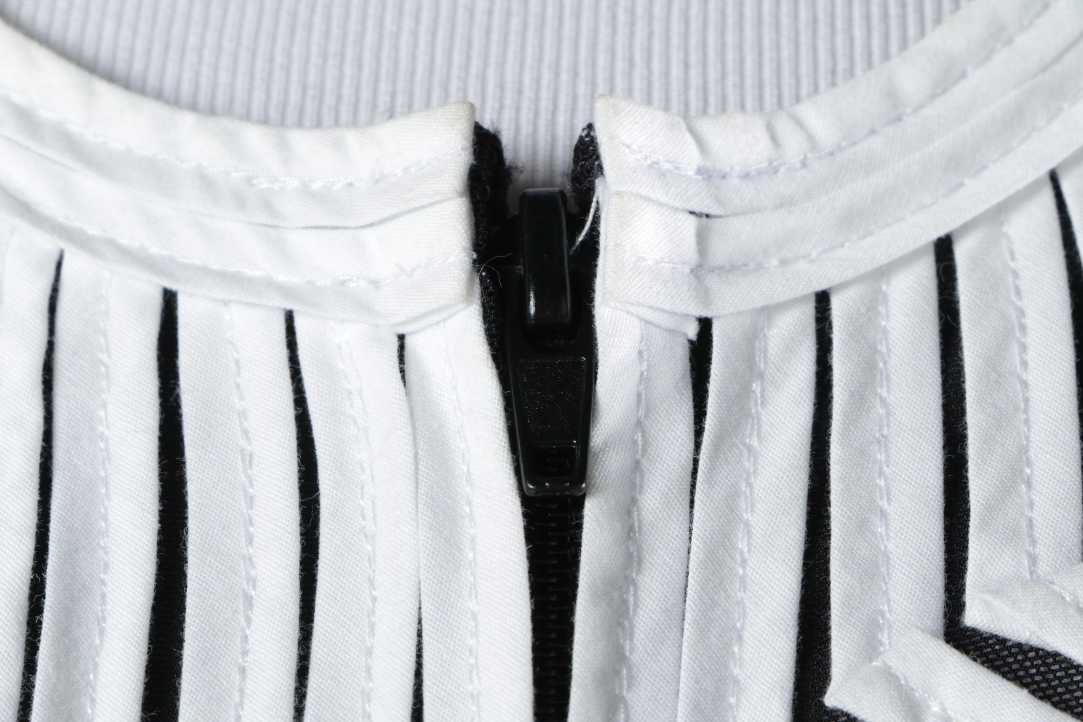 Women's Andrea Rosati Black and White Avant Garde Style Cotton Jacket